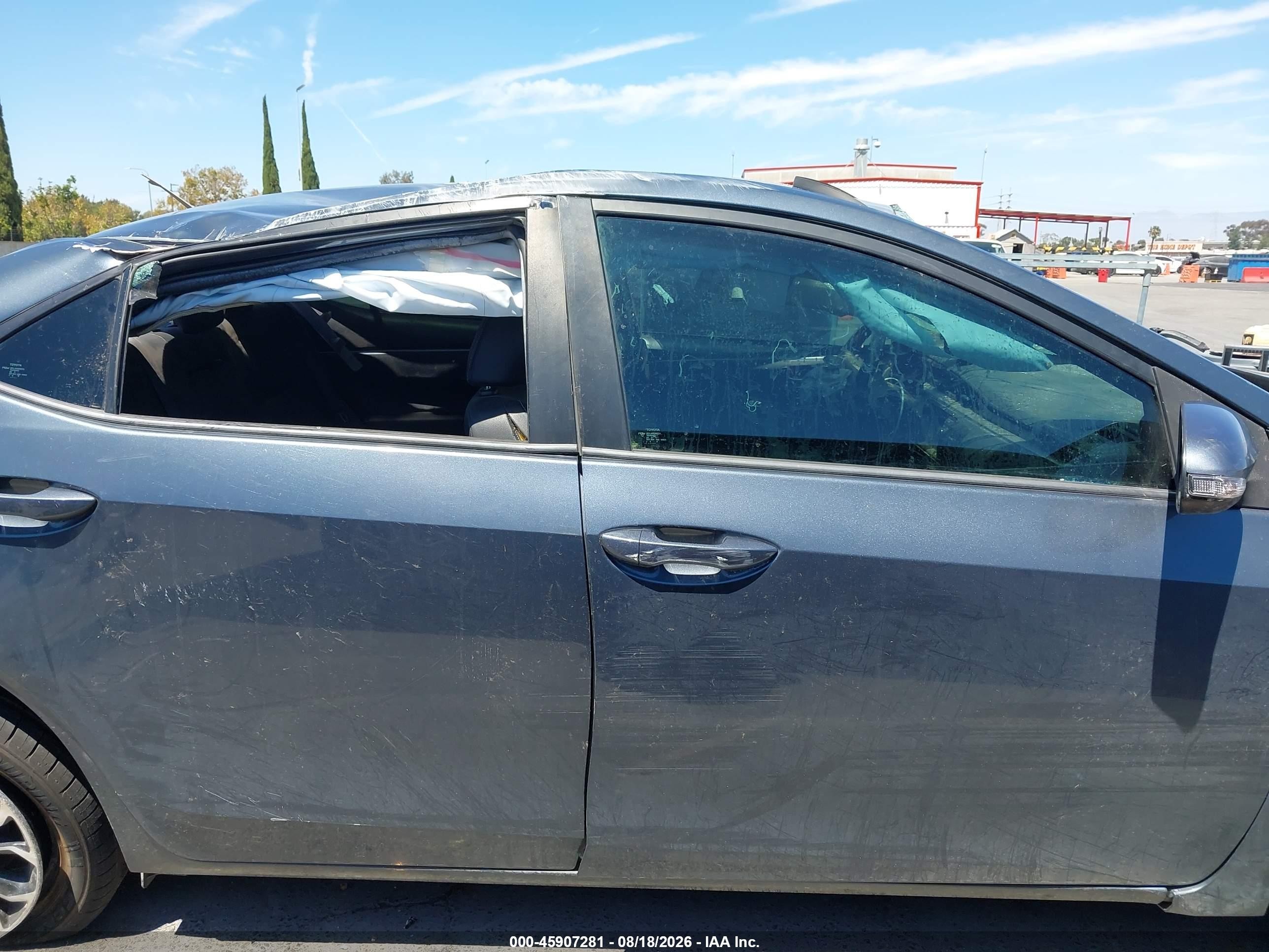 2016 Toyota Corolla S Plus Blue vin: 5YFBURHEXGP427655