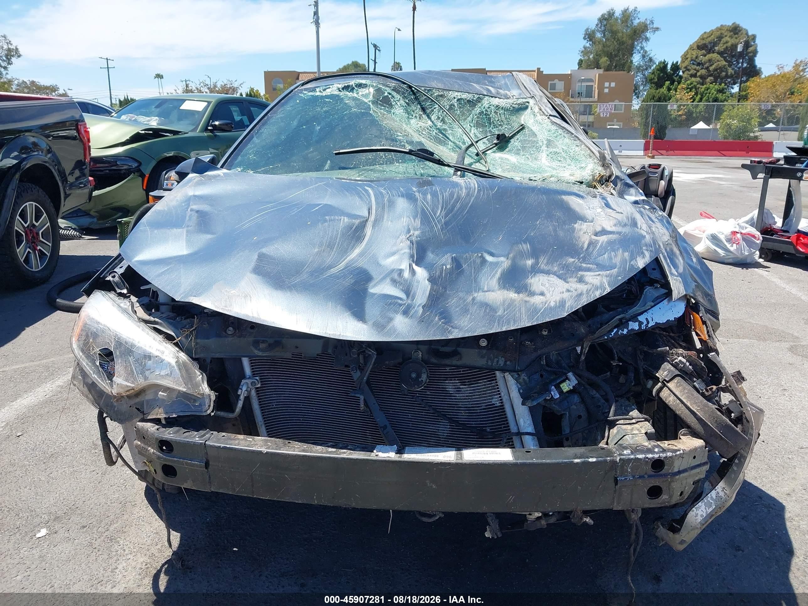 2016 Toyota Corolla S Plus Blue vin: 5YFBURHEXGP427655
