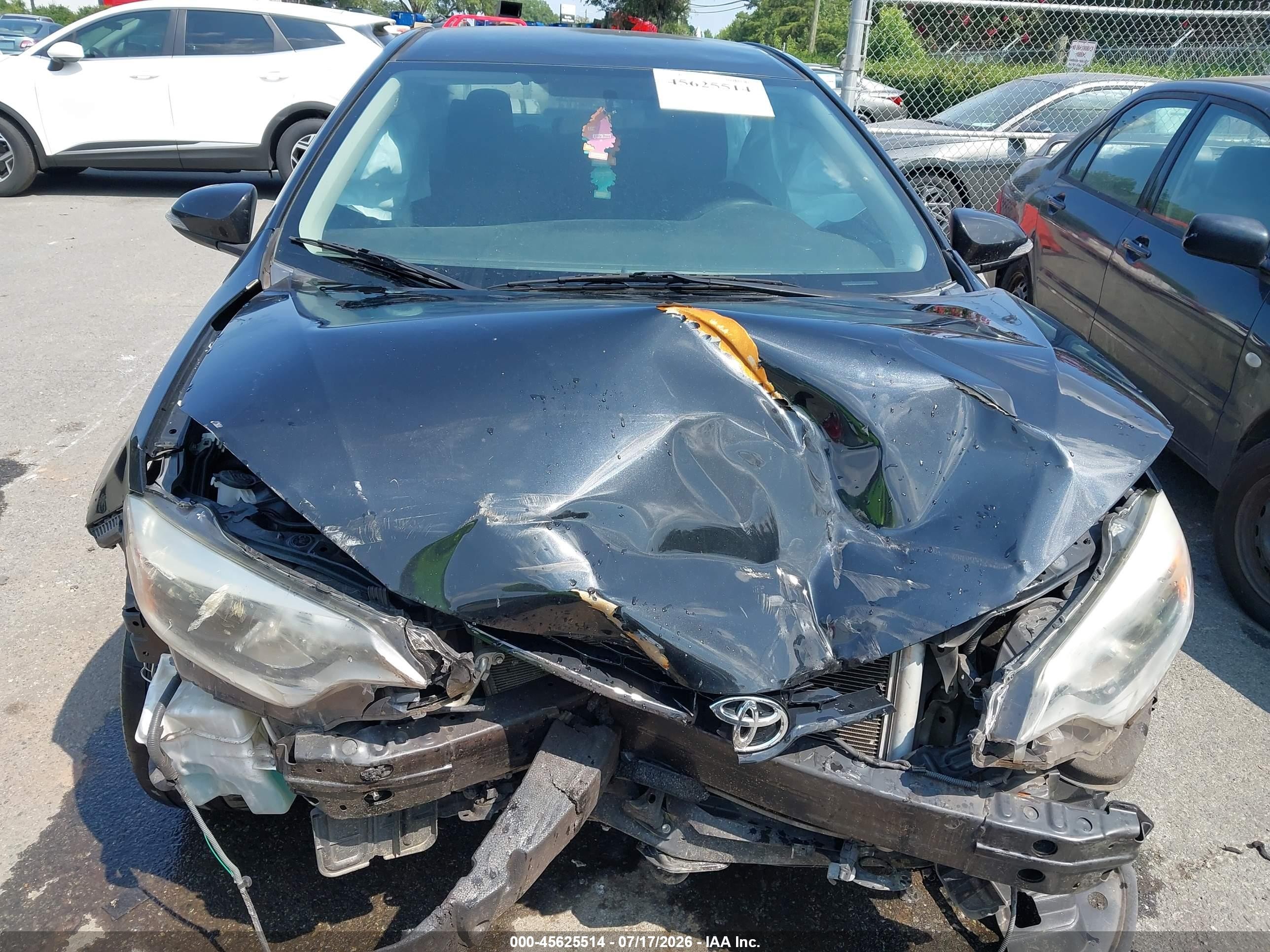 2016 Toyota Corolla S Plus Black vin: 5YFBURHEXGP490478