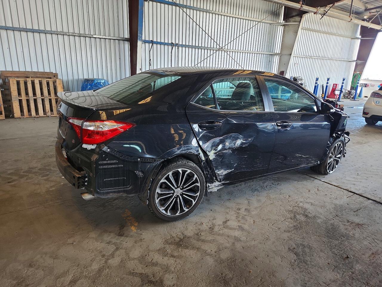 2016 Toyota Corolla S Plus Black vin: 5YFBURHEXGP503102