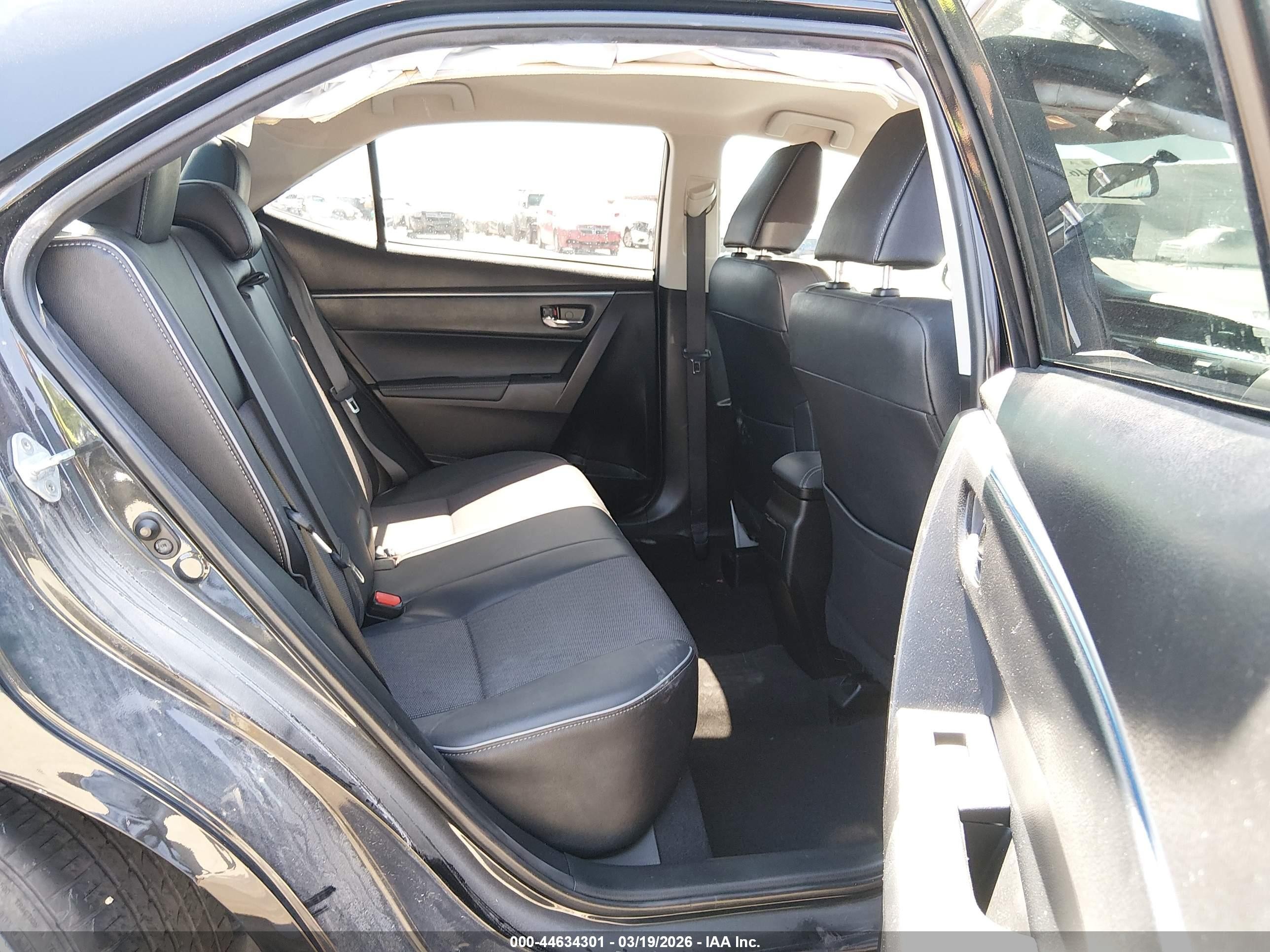 2016 Toyota Corolla S Plus Black vin: 5YFBURHEXGP512821
