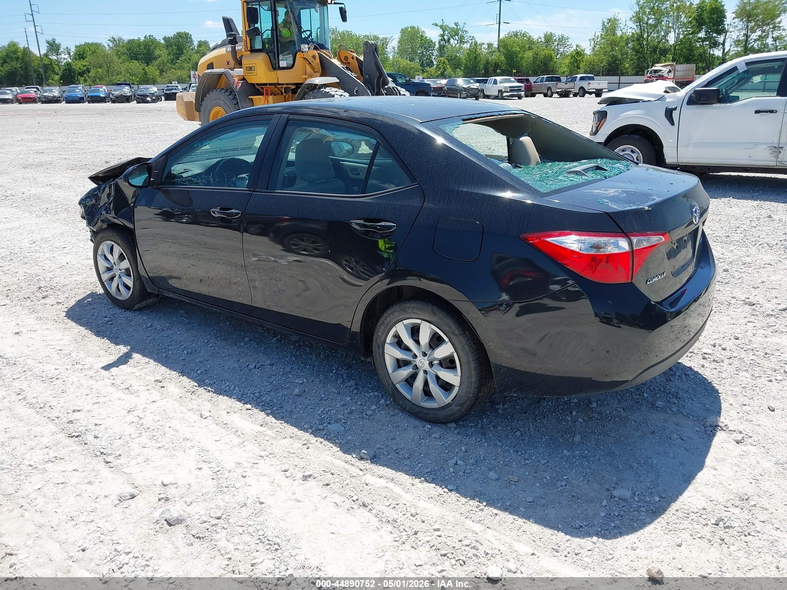2016 Toyota Corolla Le Black vin: 5YFBURHEXGP548380