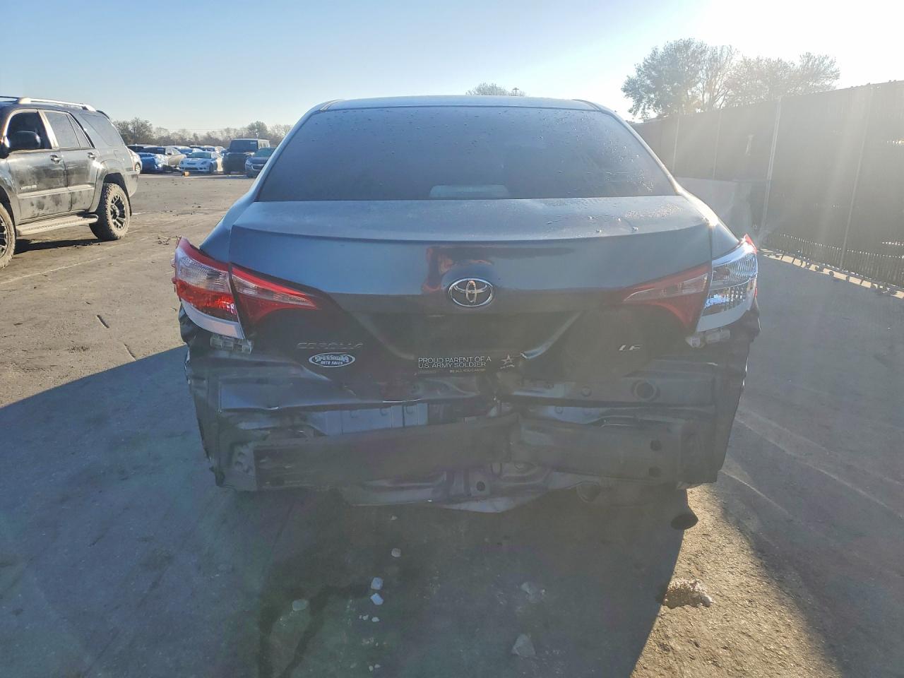 2017 Toyota Corolla Blue vin: 5YFBURHEXHP626786