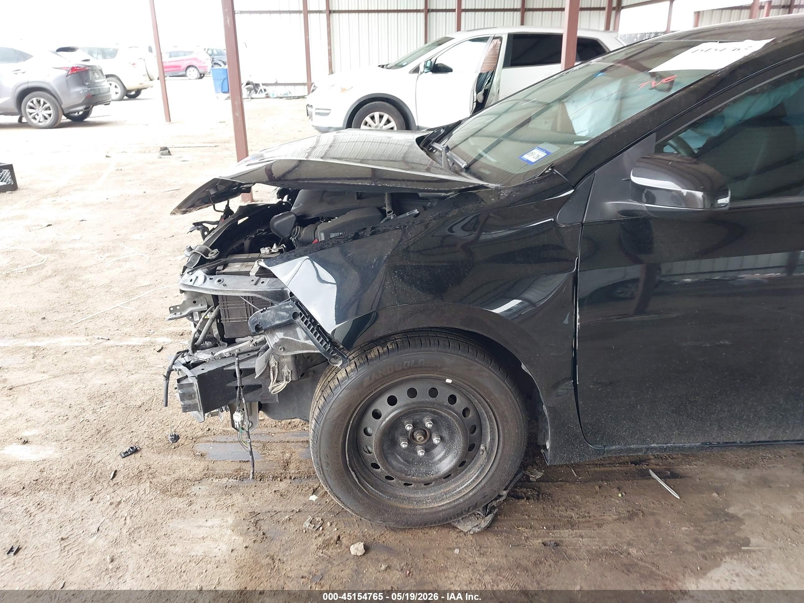 2019 Toyota Corolla Le Black vin: 5YFBURHEXKP925928