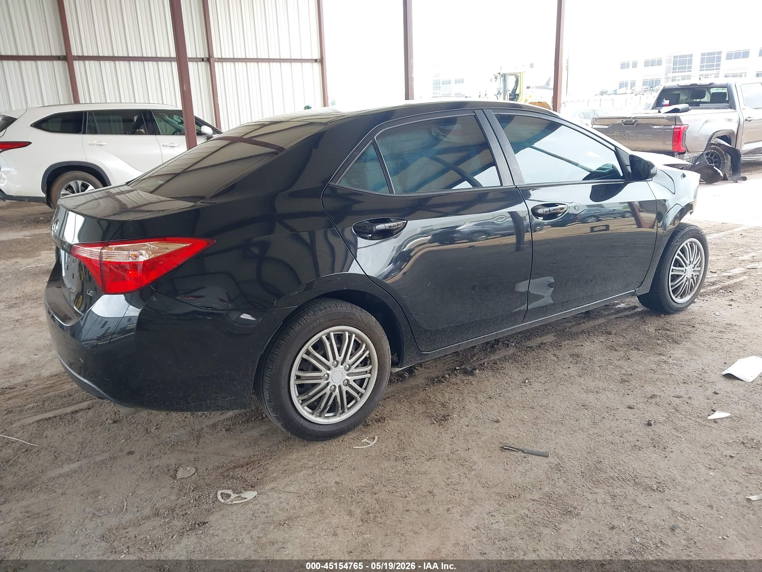2019 Toyota Corolla Le Black vin: 5YFBURHEXKP925928
