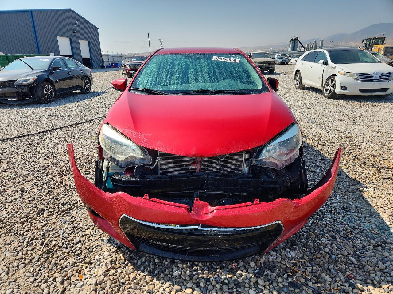 2015 Toyota Corolla S Plus Красный vin: 5YFBURHE7FP227542