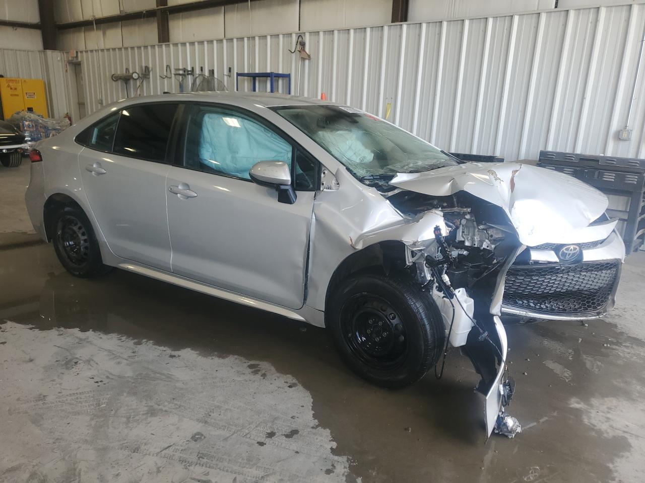 2022 Toyota Corolla L Silver vin: 5YFDPMAE1NP316423 Damage: Front Bumper Reinforcement, Bent, > 12 Inches