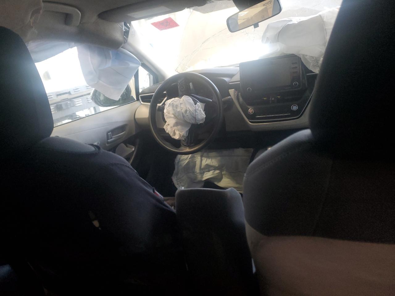 2022 Toyota Corolla L Silver vin: 5YFDPMAE1NP316423 Damage: Left Side Curtain Air Bag, Deployed, Replacement Required