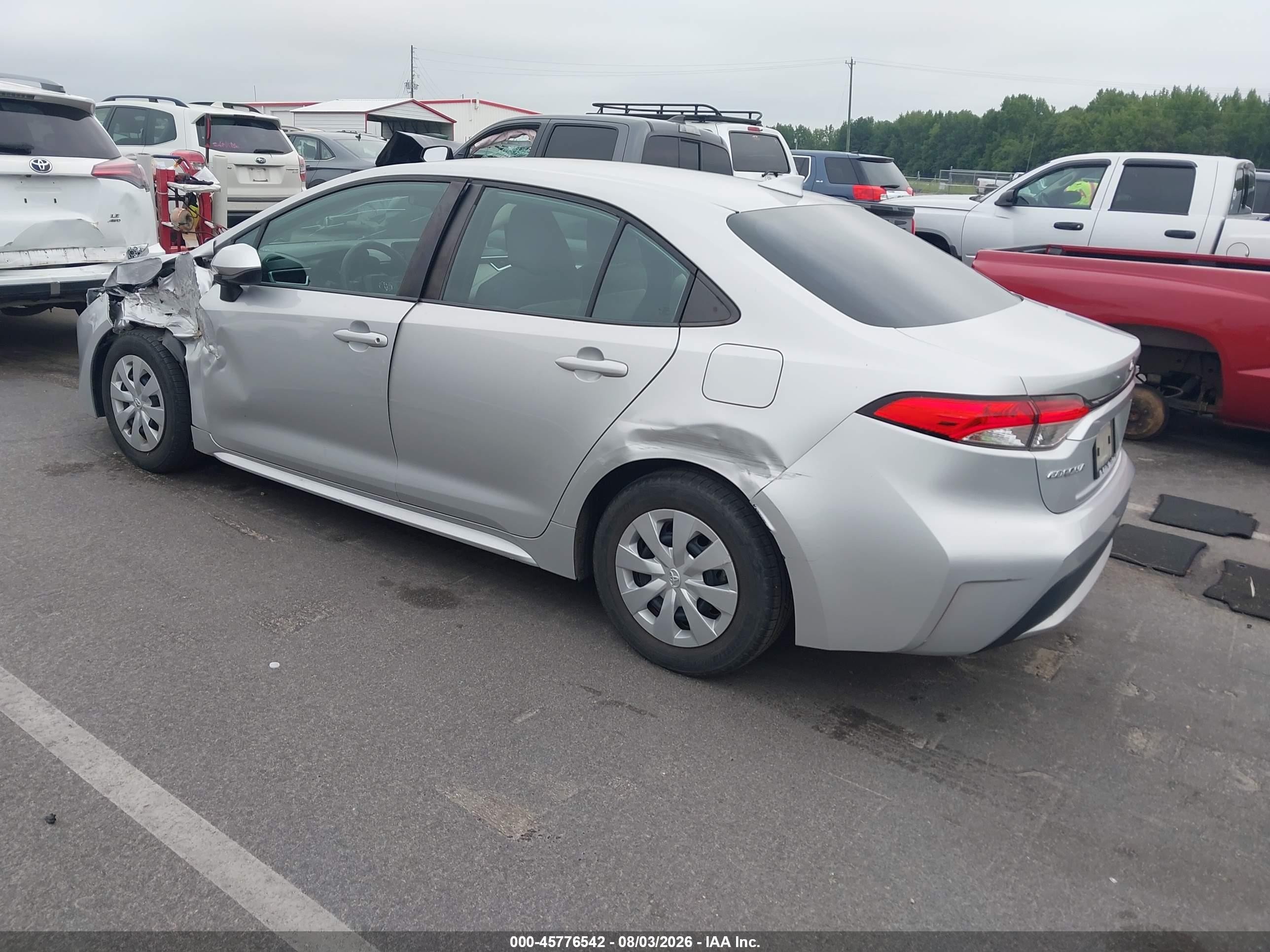 2020 Toyota Corolla L White vin: 5YFDPRAE3LP030437
