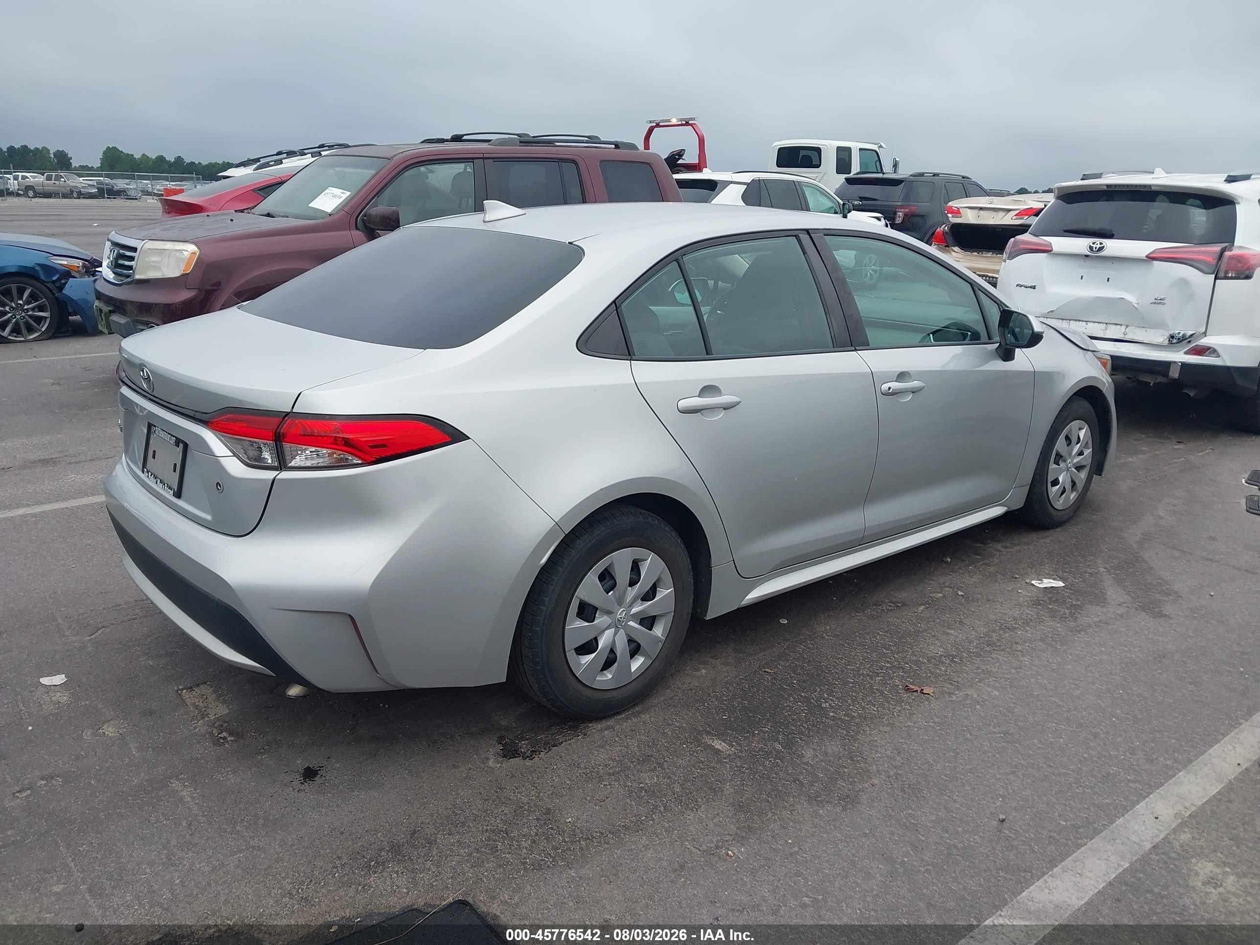 2020 Toyota Corolla L White vin: 5YFDPRAE3LP030437