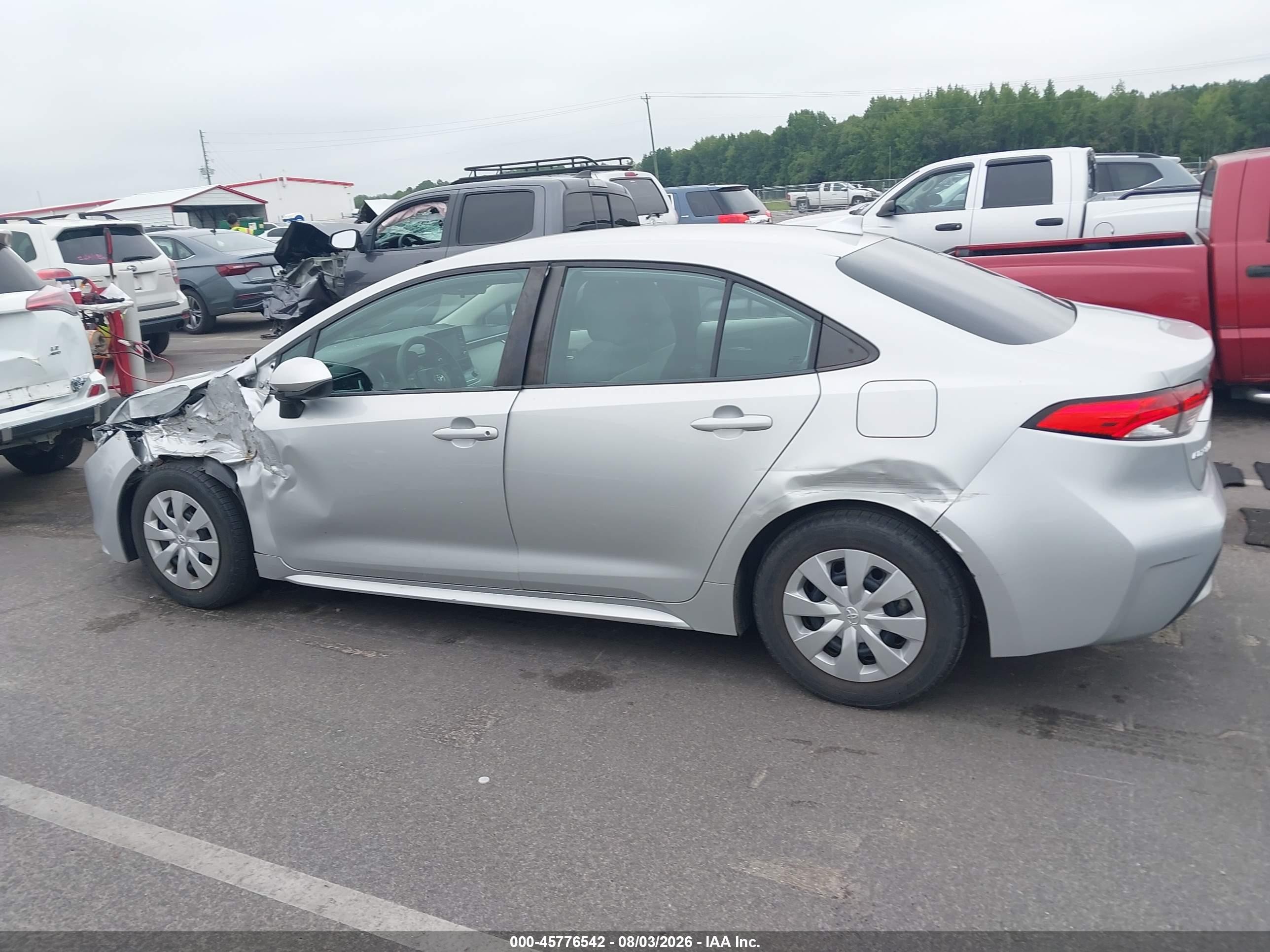 2020 Toyota Corolla L White vin: 5YFDPRAE3LP030437