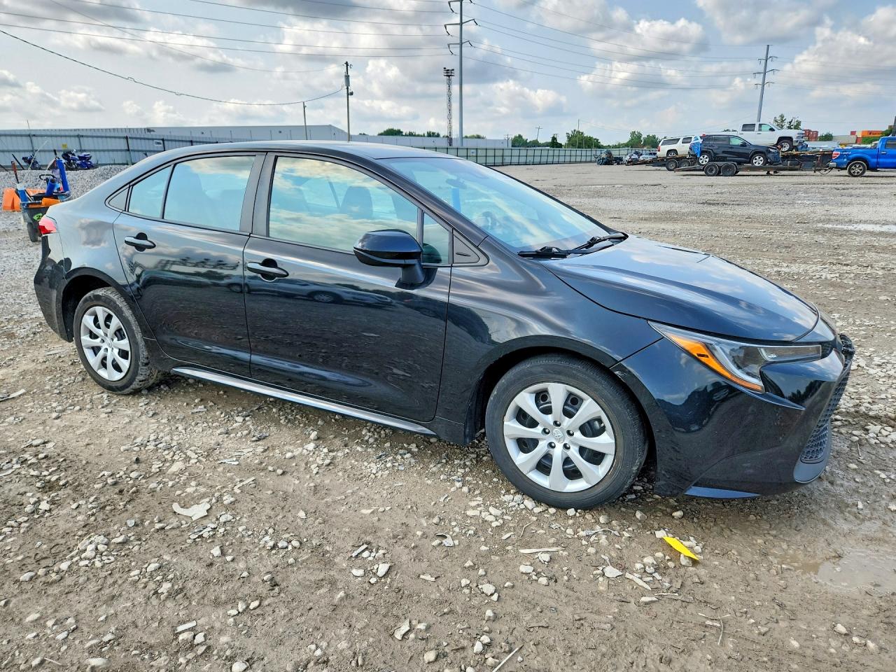 2021 Toyota Corolla Le Black vin: 5YFEPMAE0MP196312