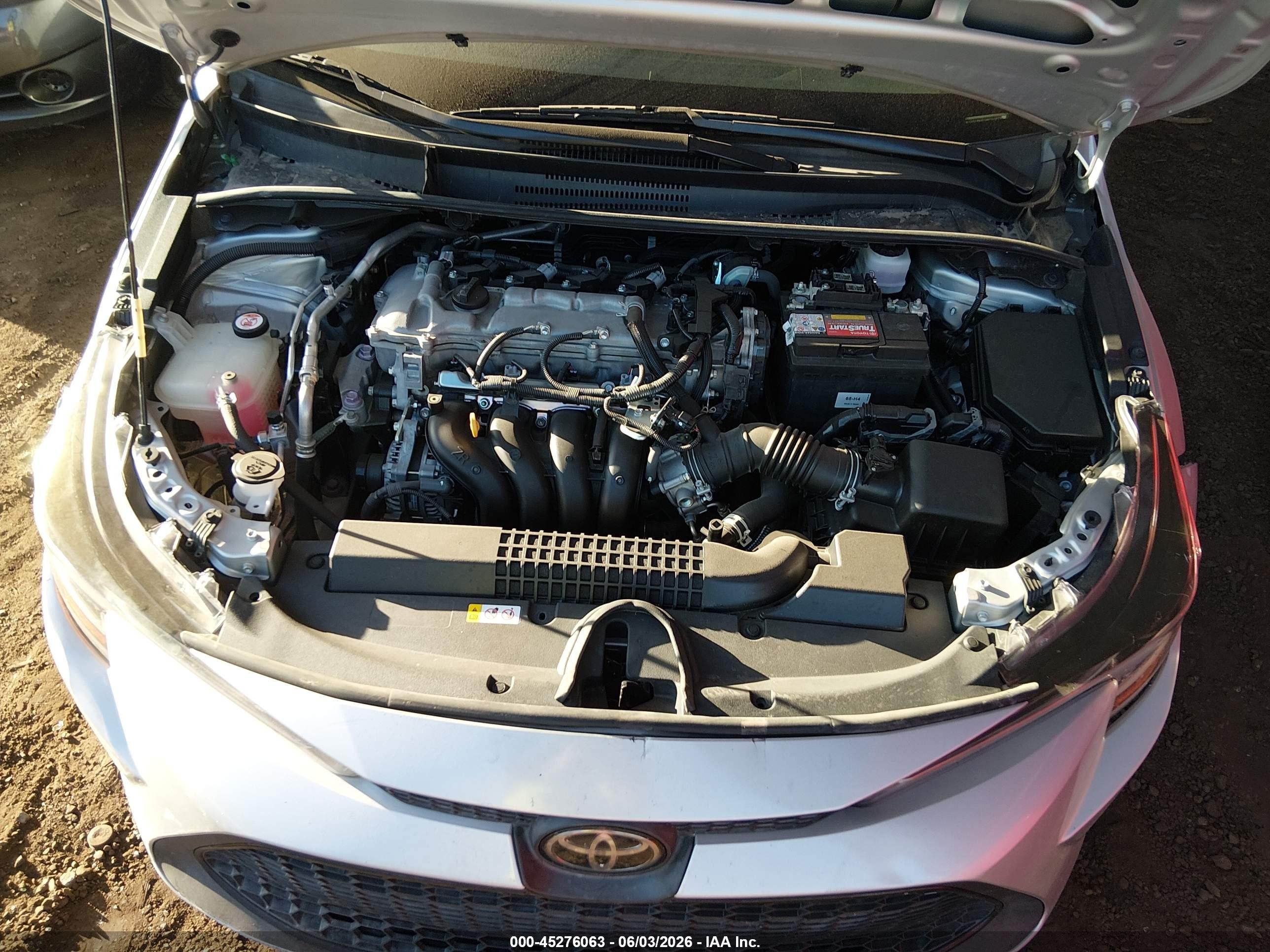 2021 Toyota Corolla Le Серебряный vin: 5YFEPMAE0MP249879
