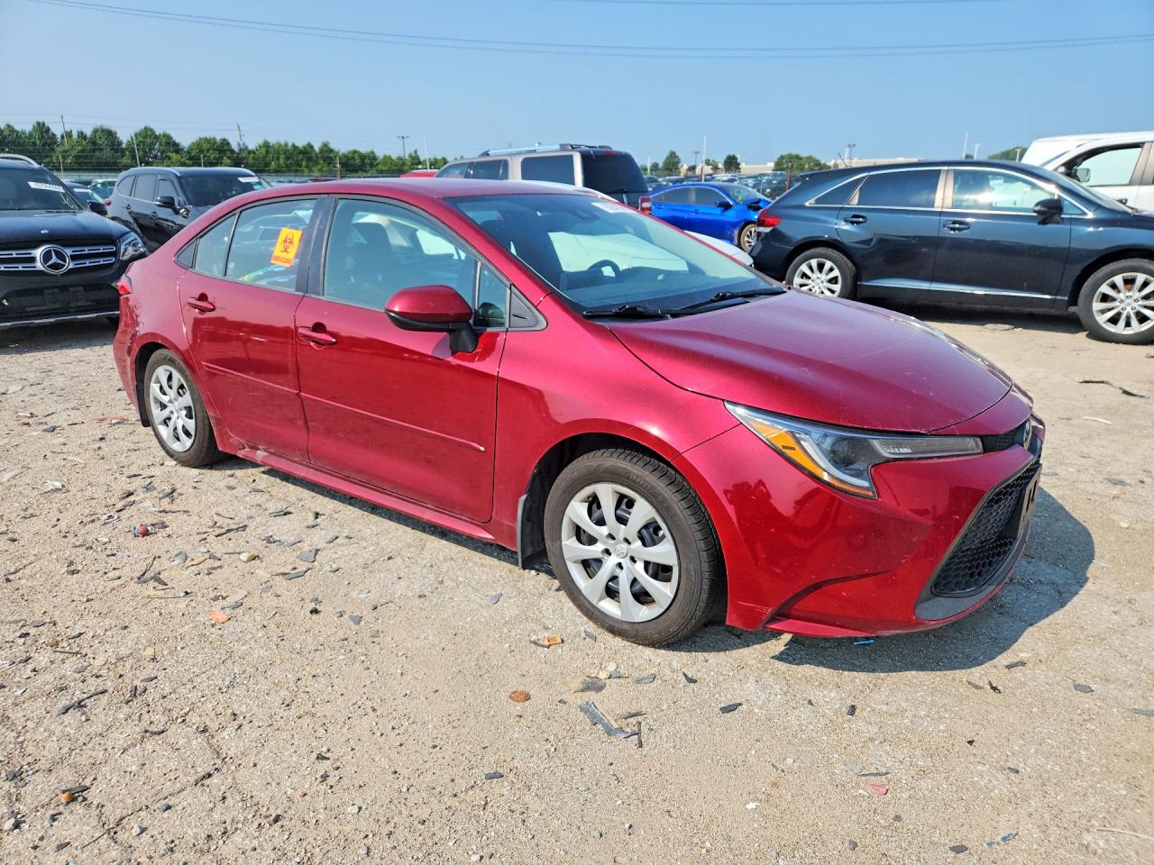 2022 Toyota Corolla Le Red vin: 5YFEPMAE0NP287405