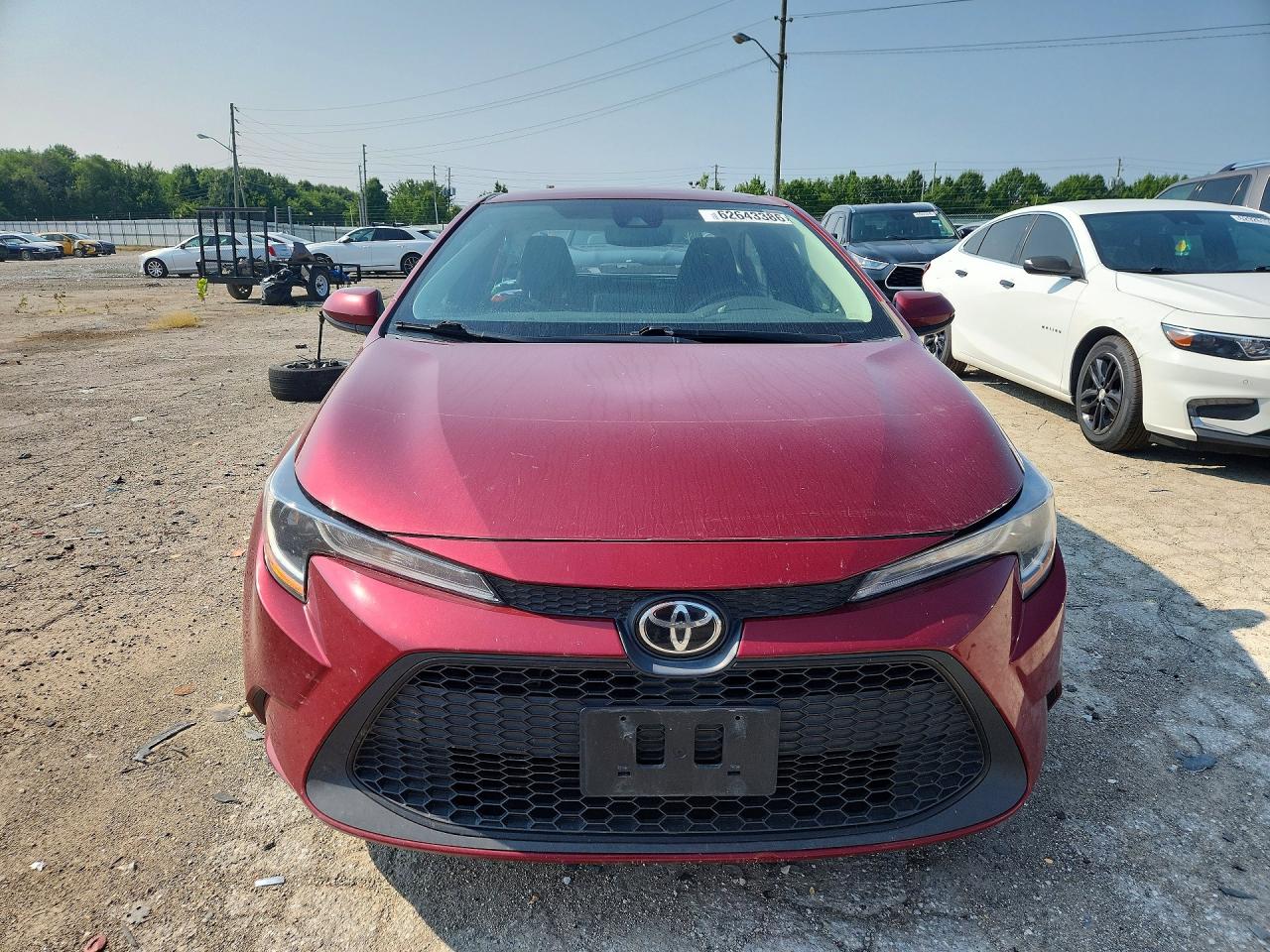2022 Toyota Corolla Le Red vin: 5YFEPMAE0NP287405