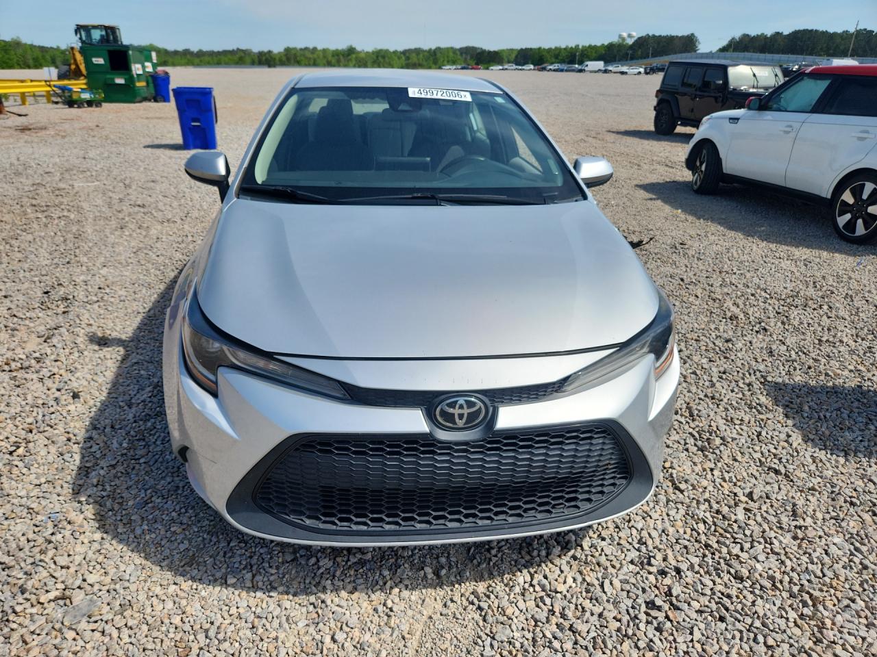 2021 Toyota Corolla Le Silver vin: 5YFEPMAE1MP187800