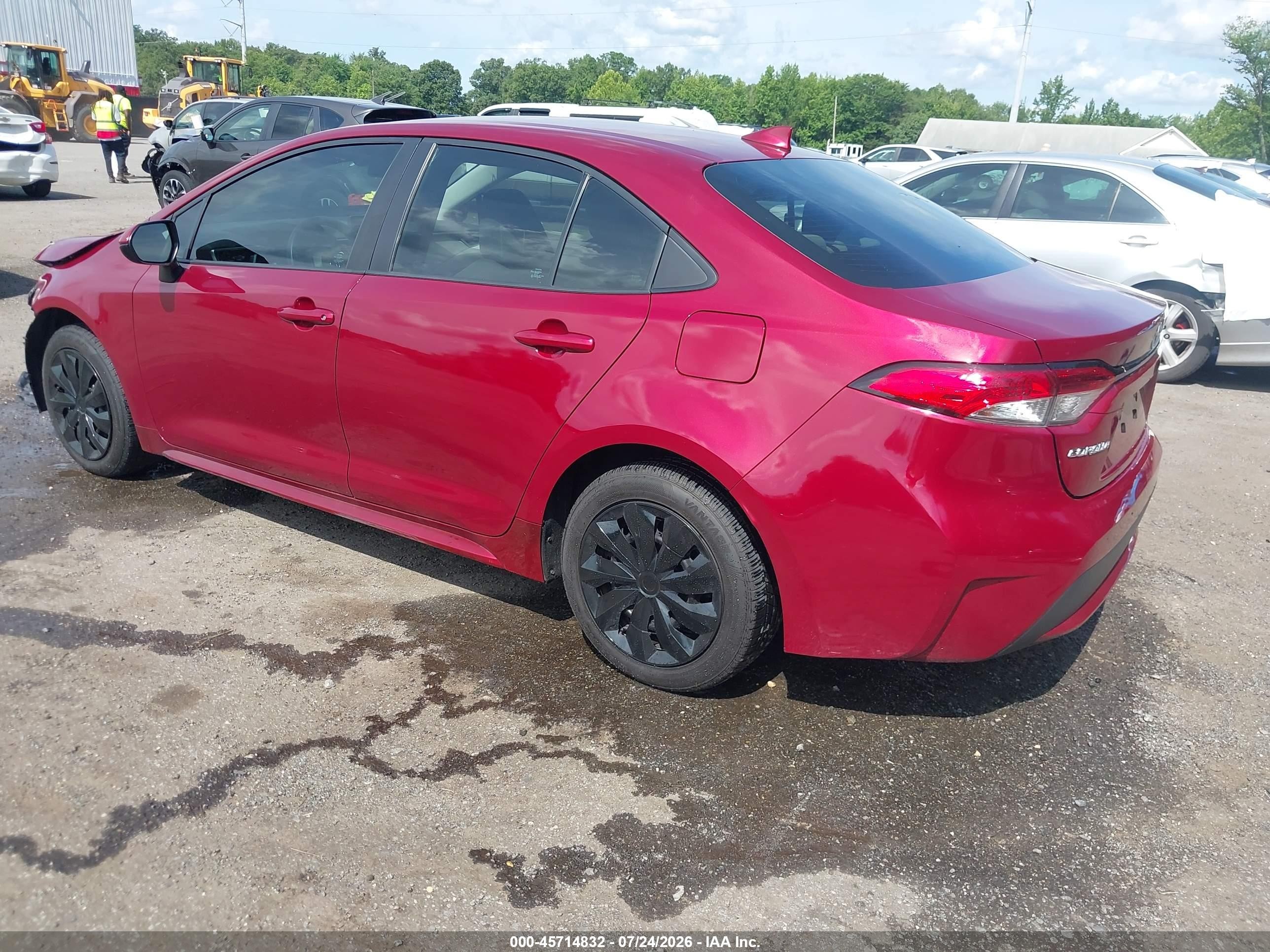 2022 Toyota Corolla Le Red vin: 5YFEPMAE1NP331184