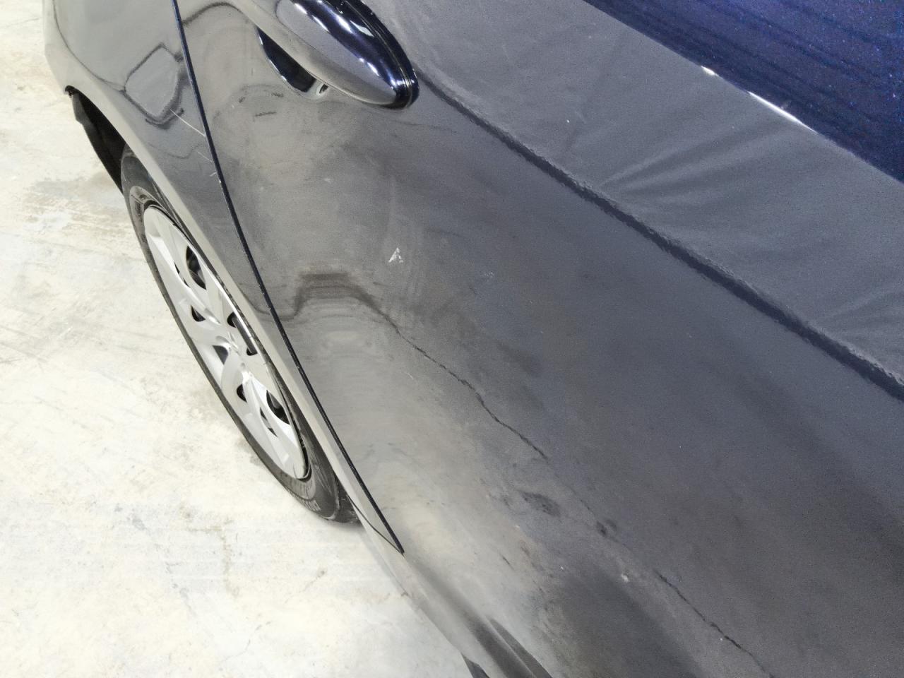 2022 Toyota Corolla Le Blue vin: 5YFEPMAE1NP385049 Damage: Right Rear Door, Heavy Scratch, 1 To 2 Inches