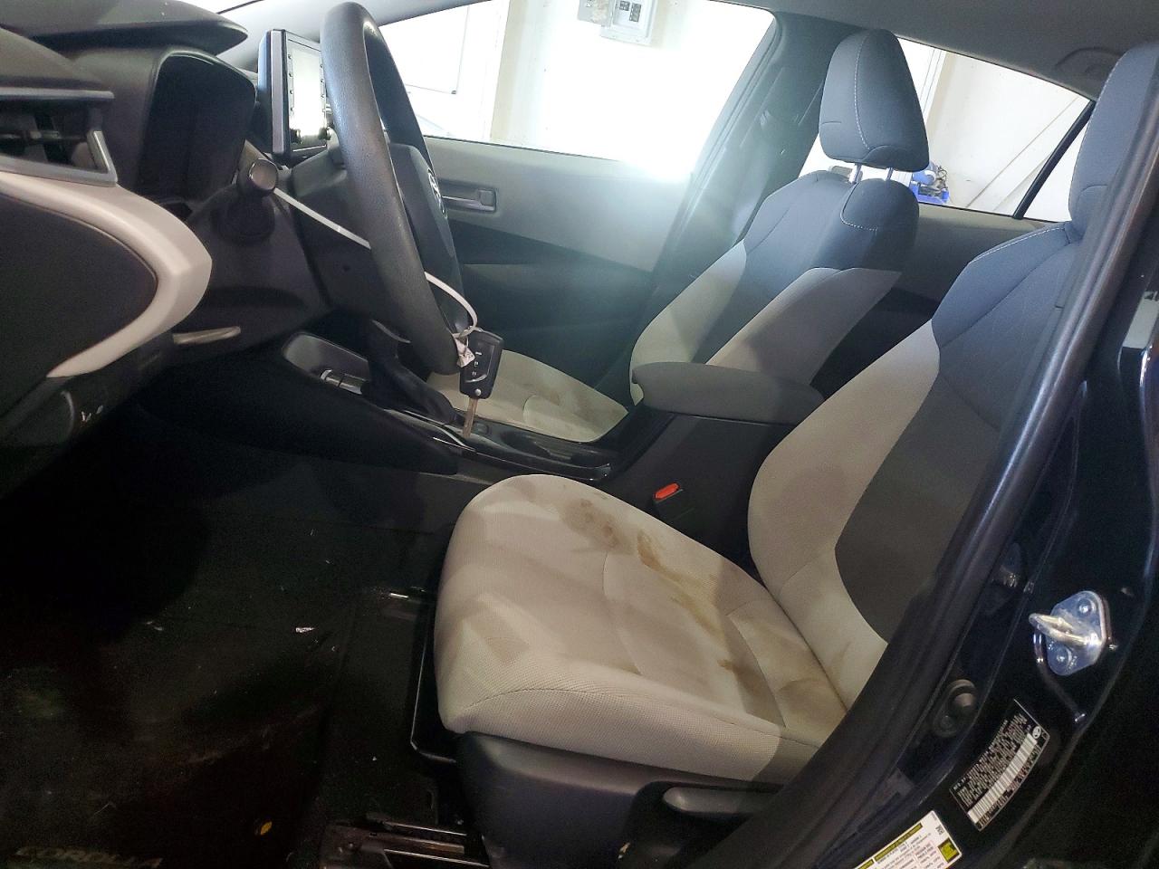 2021 Toyota Corolla Black vin: 5YFEPMAE2MP163716