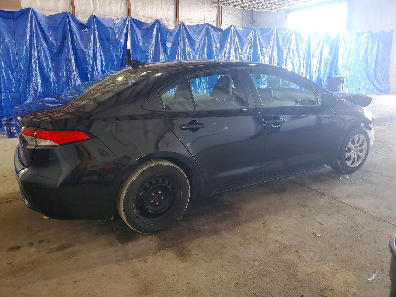 2021 Toyota Corolla Black vin: 5YFEPMAE2MP163716