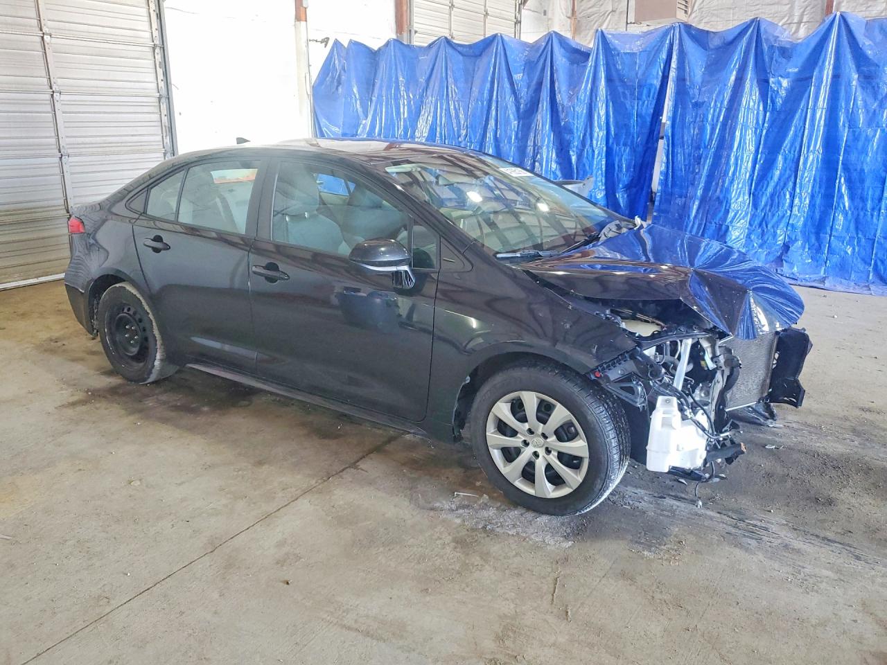 2021 Toyota Corolla Black vin: 5YFEPMAE2MP163716