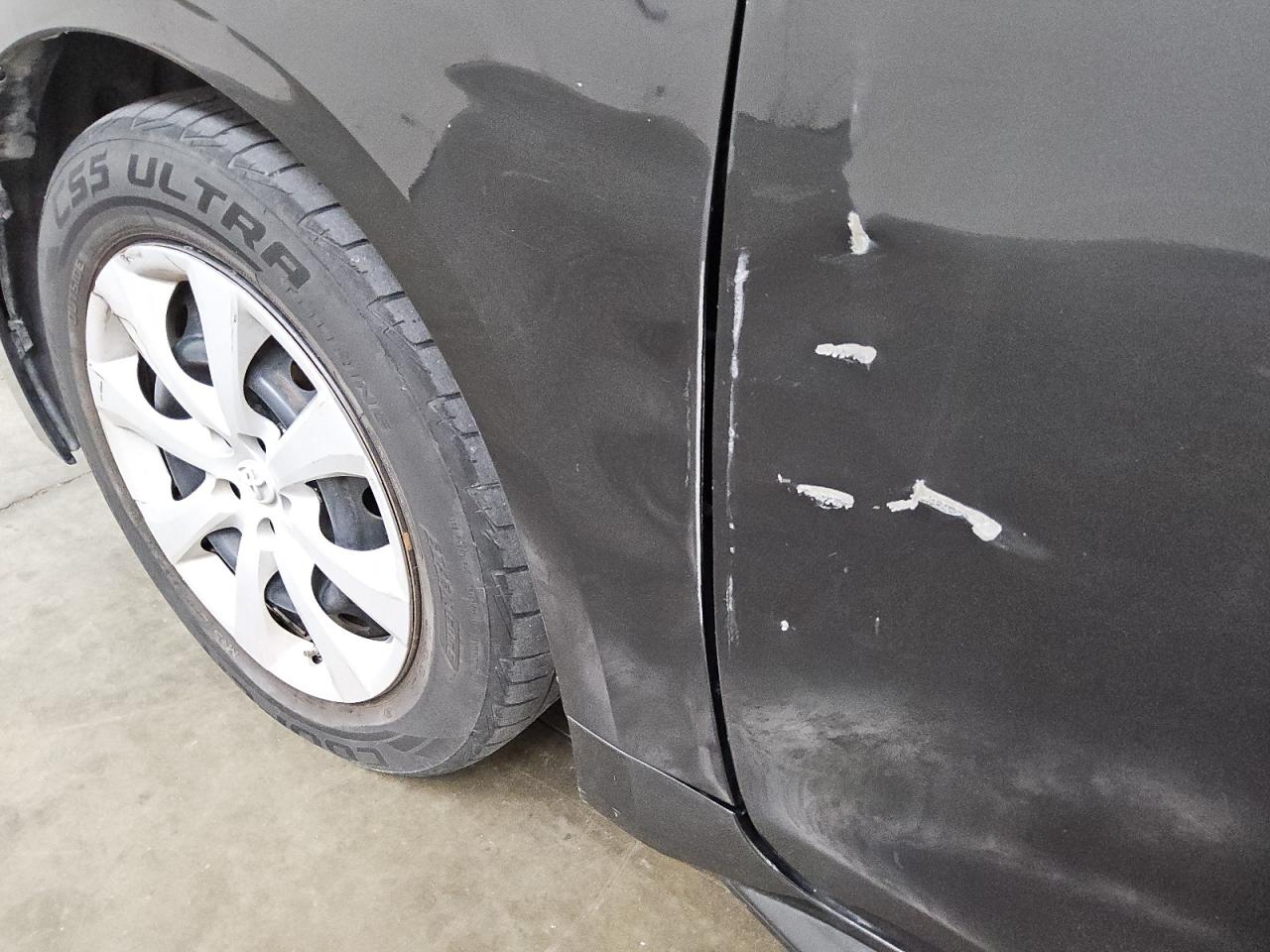 2021 Toyota Corolla Le Black vin: 5YFEPMAE2MP241329 Damage: Left Front Fender, Dent(S) W/ Paint Dmg, > 12 Inches
