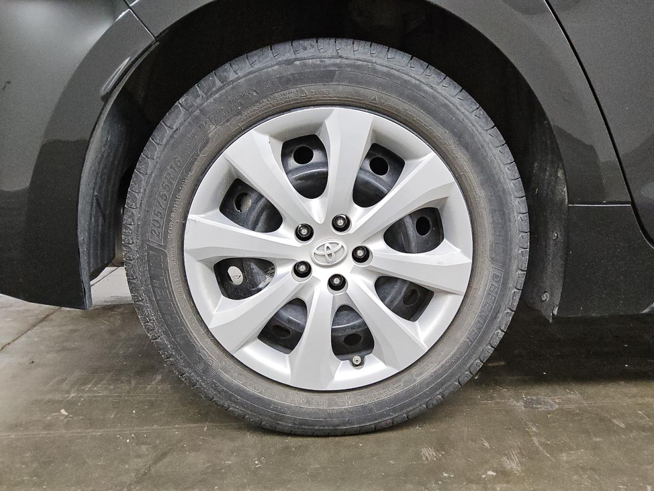 2021 Toyota Corolla Le Black vin: 5YFEPMAE2MP241329 Damage: Right Rear Wheel Cover, Curb Rash, 2 To 3 Inches