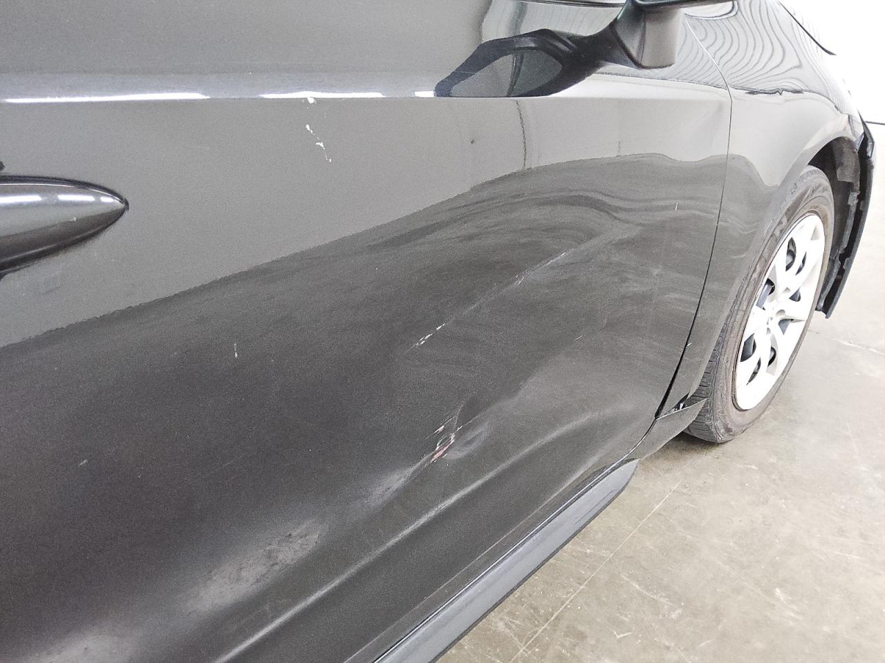 2021 Toyota Corolla Le Black vin: 5YFEPMAE2MP241329 Damage: Right Front Door, Dent(S) W/ Paint Dmg, > 12 Inches