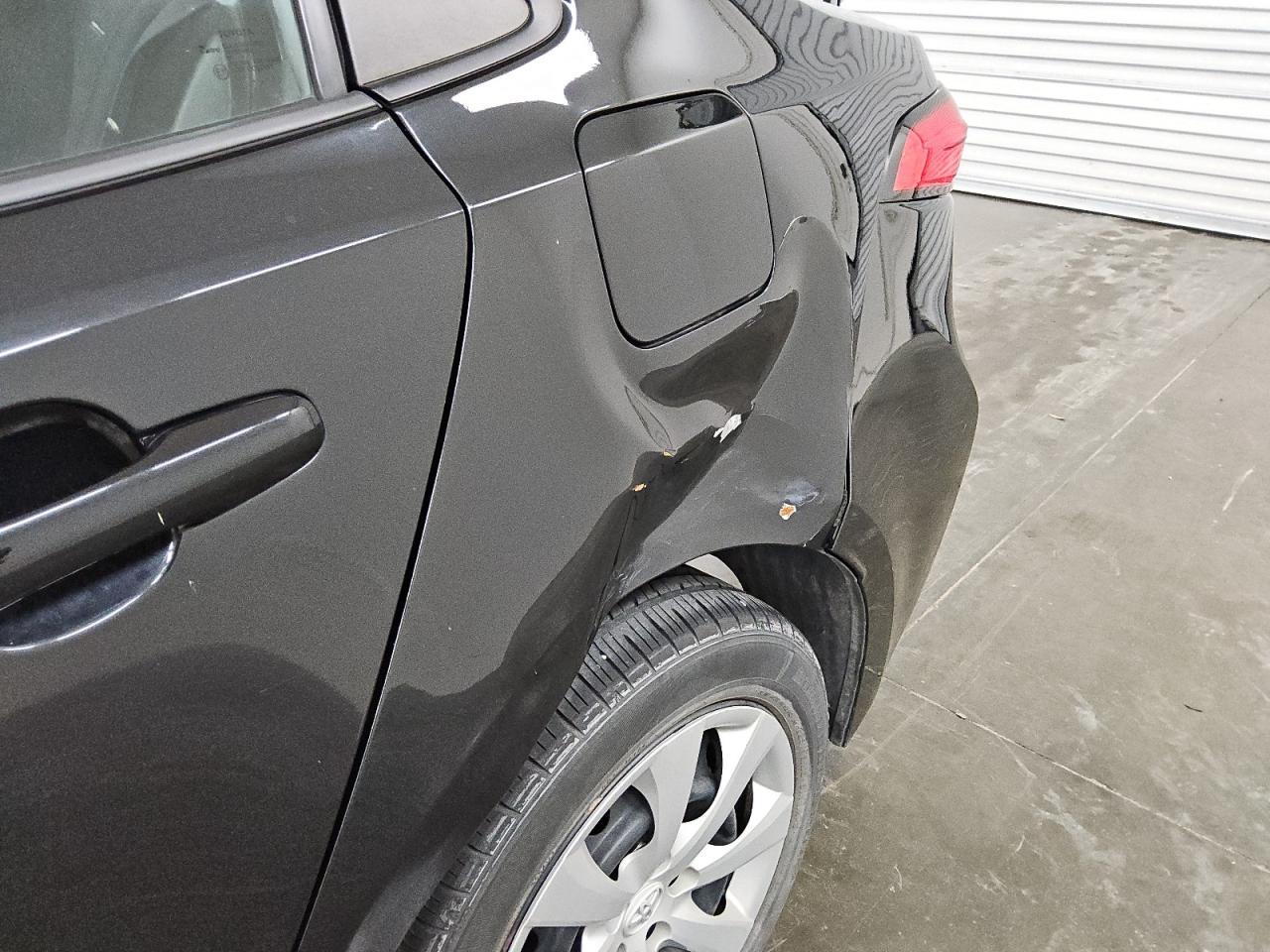 2021 Toyota Corolla Le Black vin: 5YFEPMAE2MP241329 Damage: Left Qtr Panel, Dent(S) W/ Paint Dmg, > 12 Inches