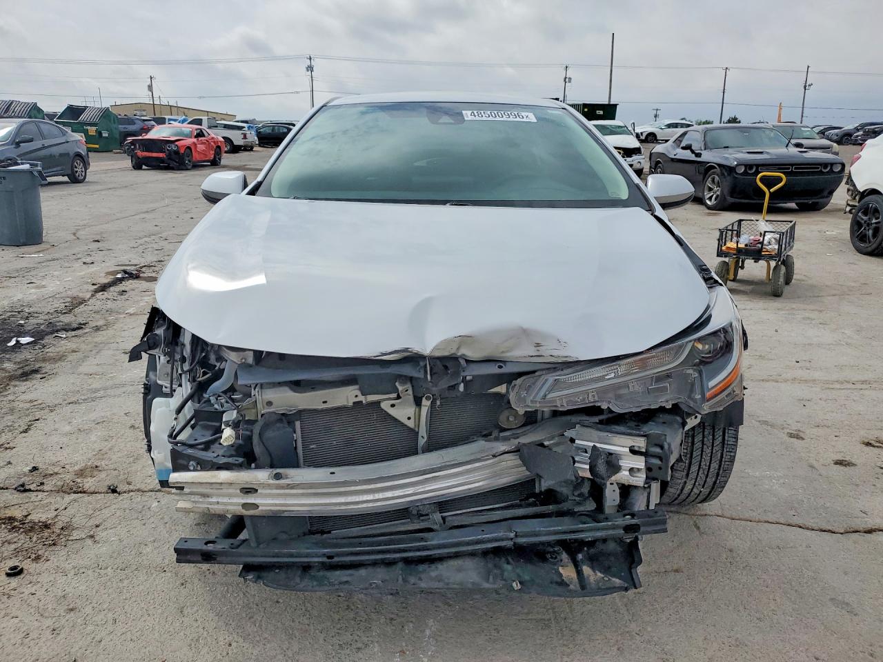 2022 Toyota Corolla Le Silver vin: 5YFEPMAE2NP275188
