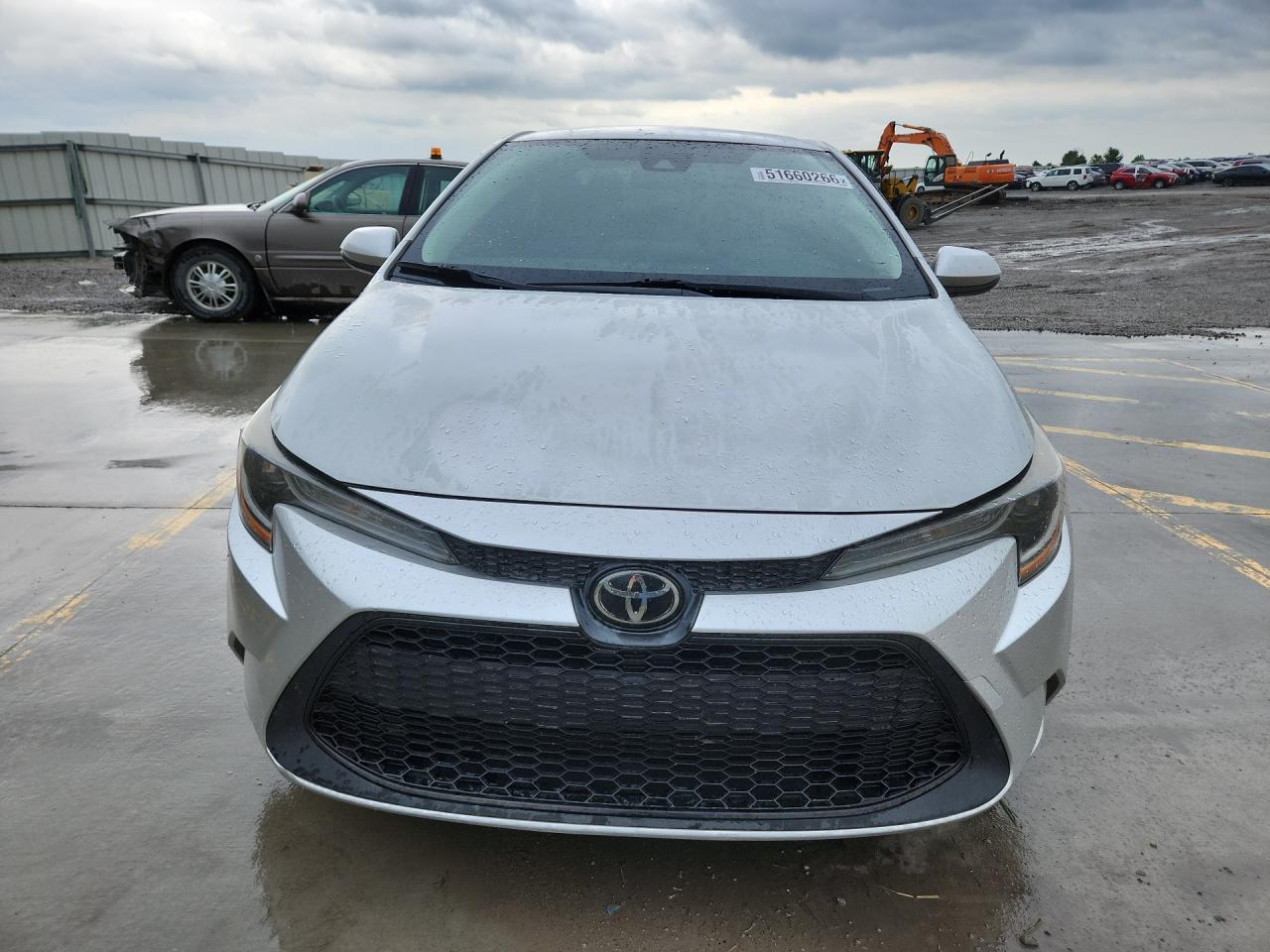 2022 Toyota Corolla Le Серебряный vin: 5YFEPMAE2NP300378