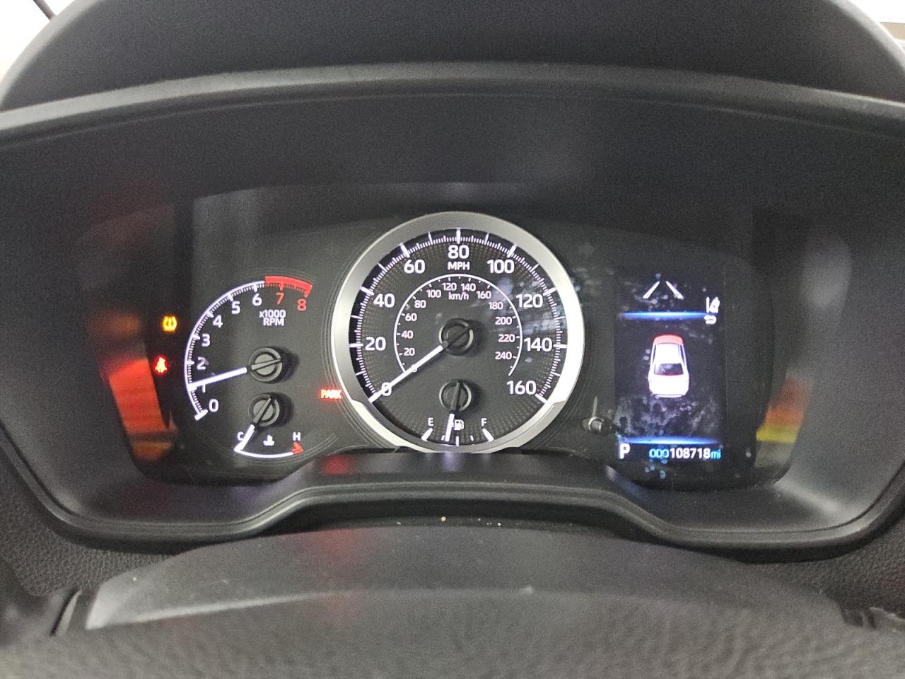 2021 Toyota Corolla Le Silver vin: 5YFEPMAE3MP203639 Damage: Warning - Tire Pressure, On, Unacceptable
