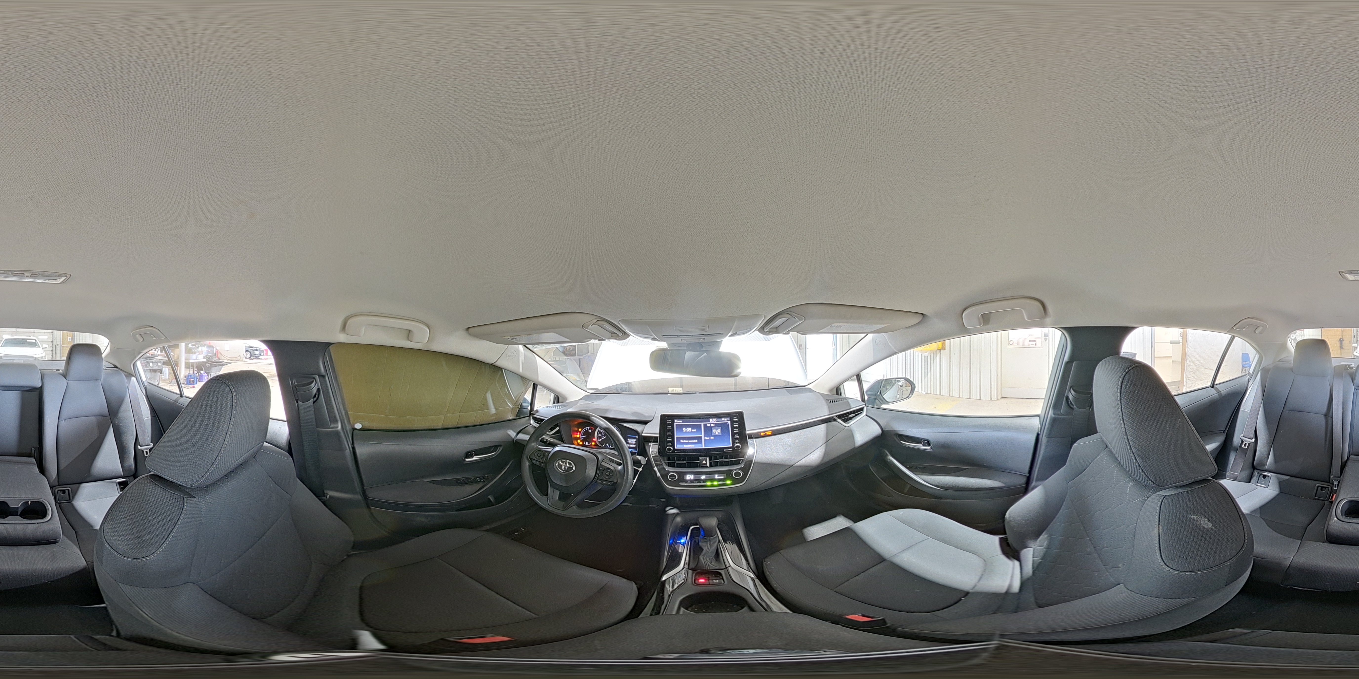 2021 Toyota Corolla Le Silver vin: 5YFEPMAE3MP220330