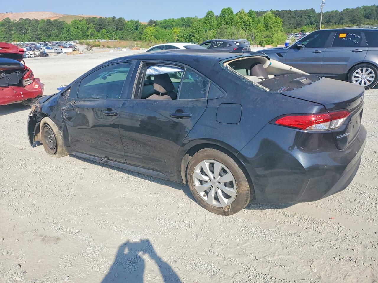 2021 Toyota Corolla Le Black vin: 5YFEPMAE3MP225530