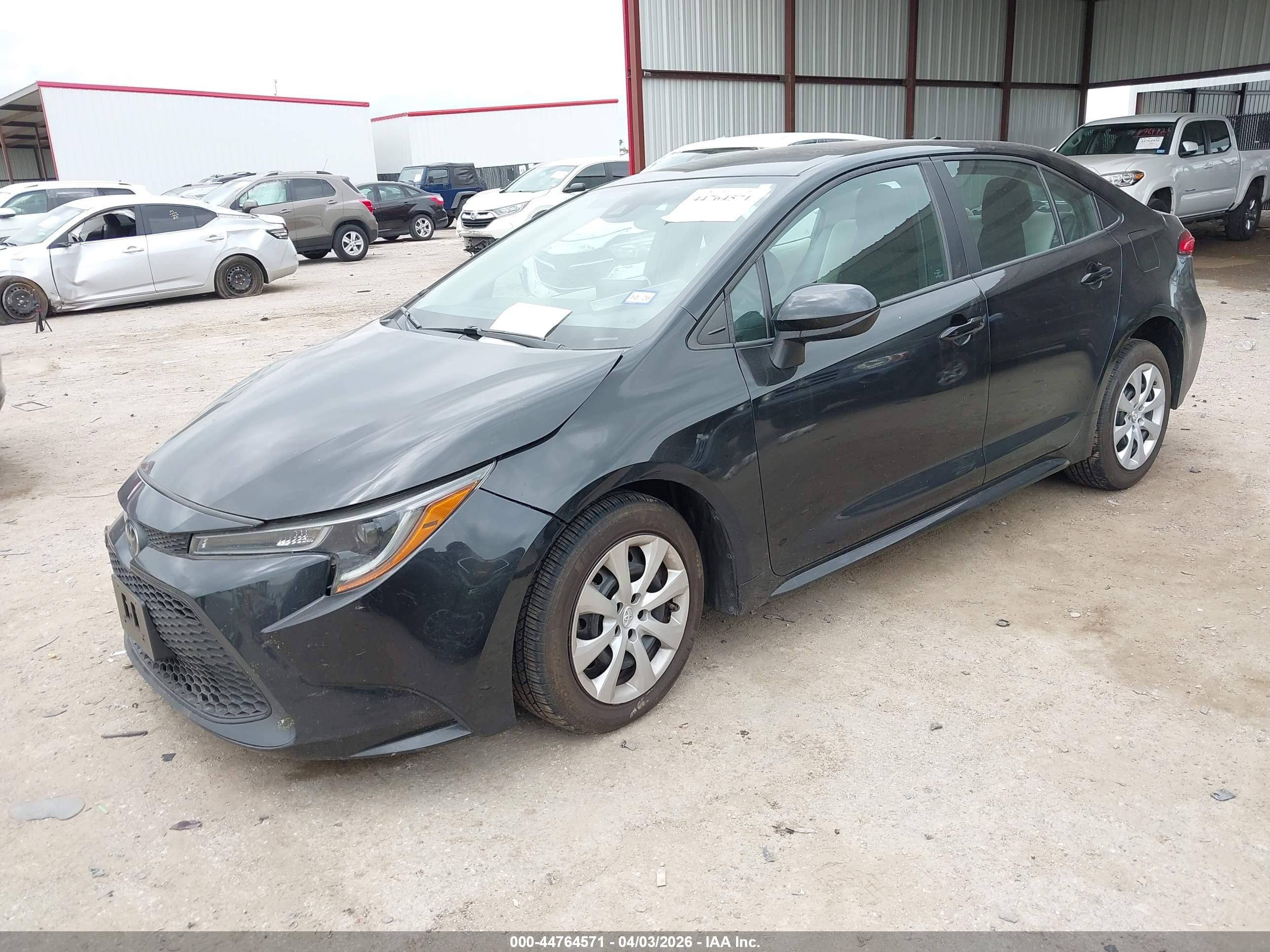 2022 Toyota Corolla Le Black vin: 5YFEPMAE3NP357429