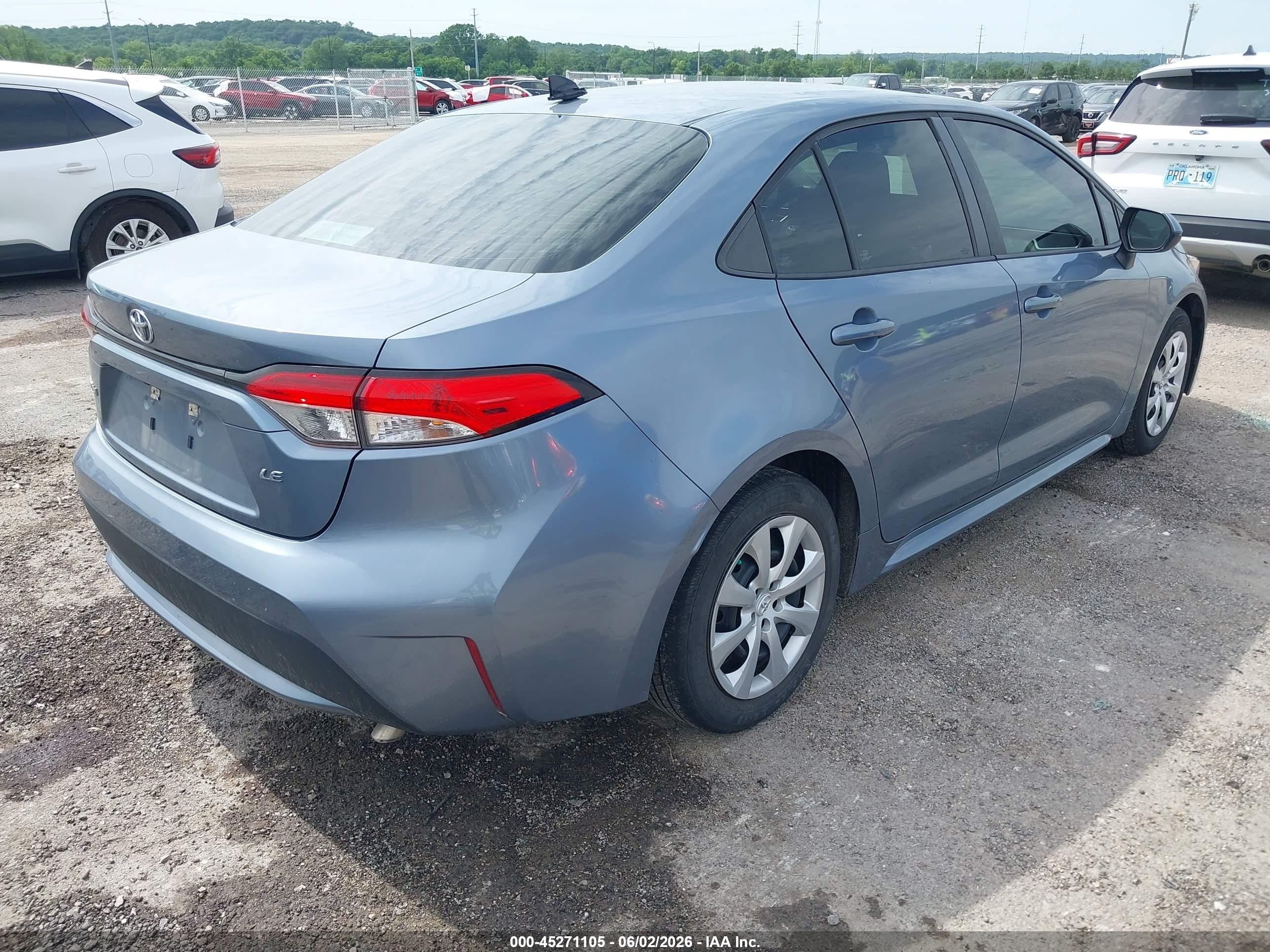 2021 Toyota Corolla Le Beige vin: 5YFEPMAE4MP206968