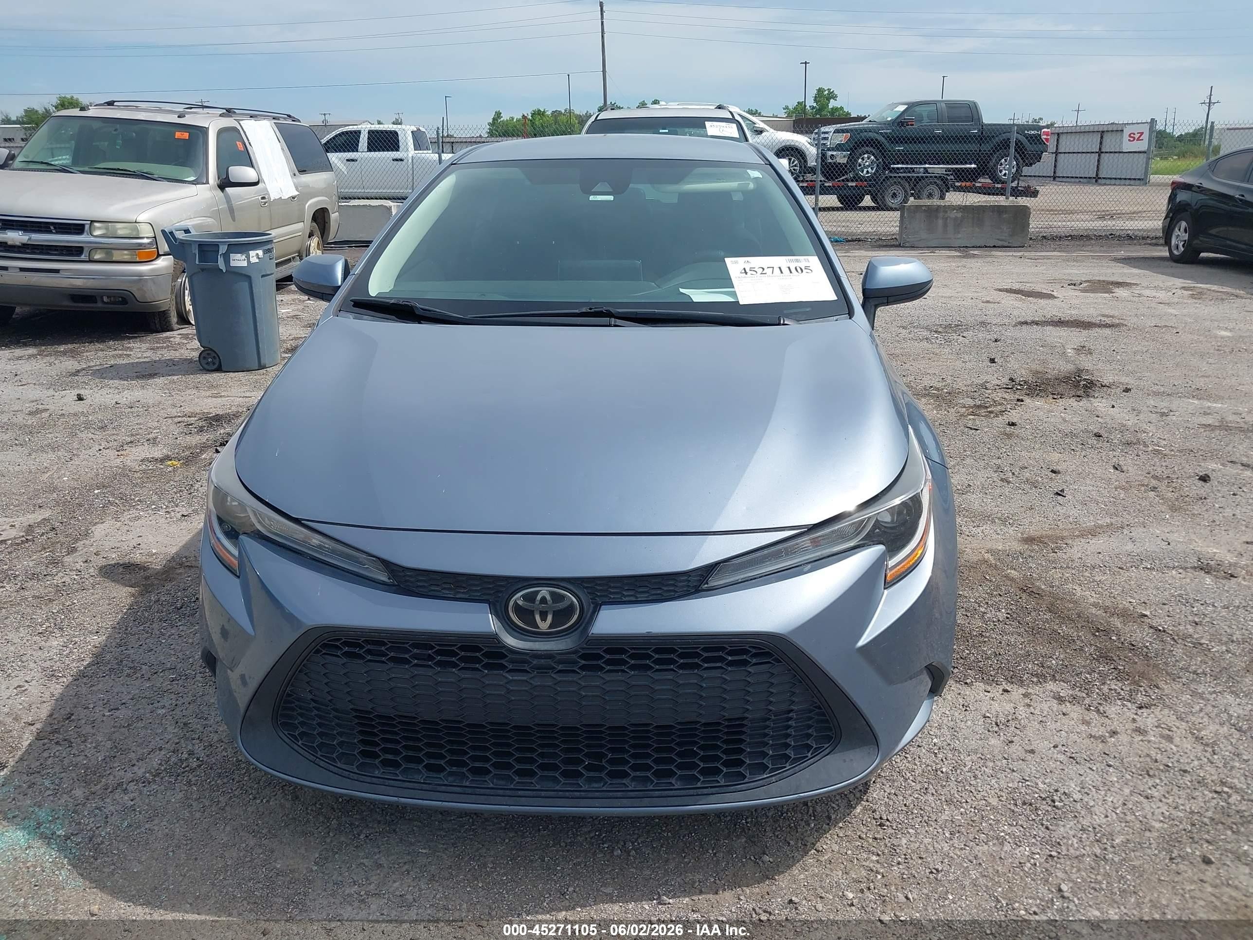 2021 Toyota Corolla Le Beige vin: 5YFEPMAE4MP206968