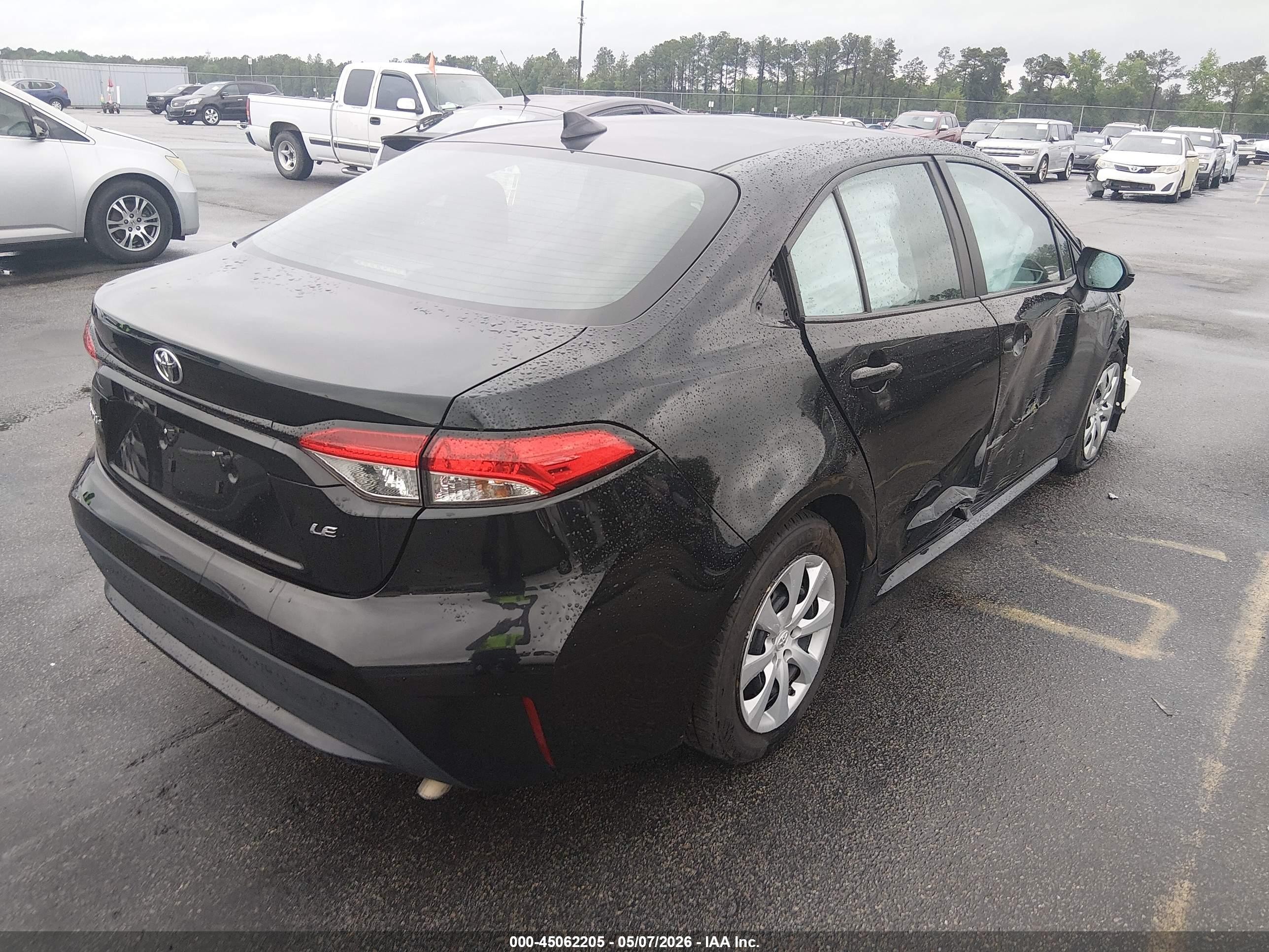 2021 Toyota Corolla Le Black vin: 5YFEPMAE5MP230437