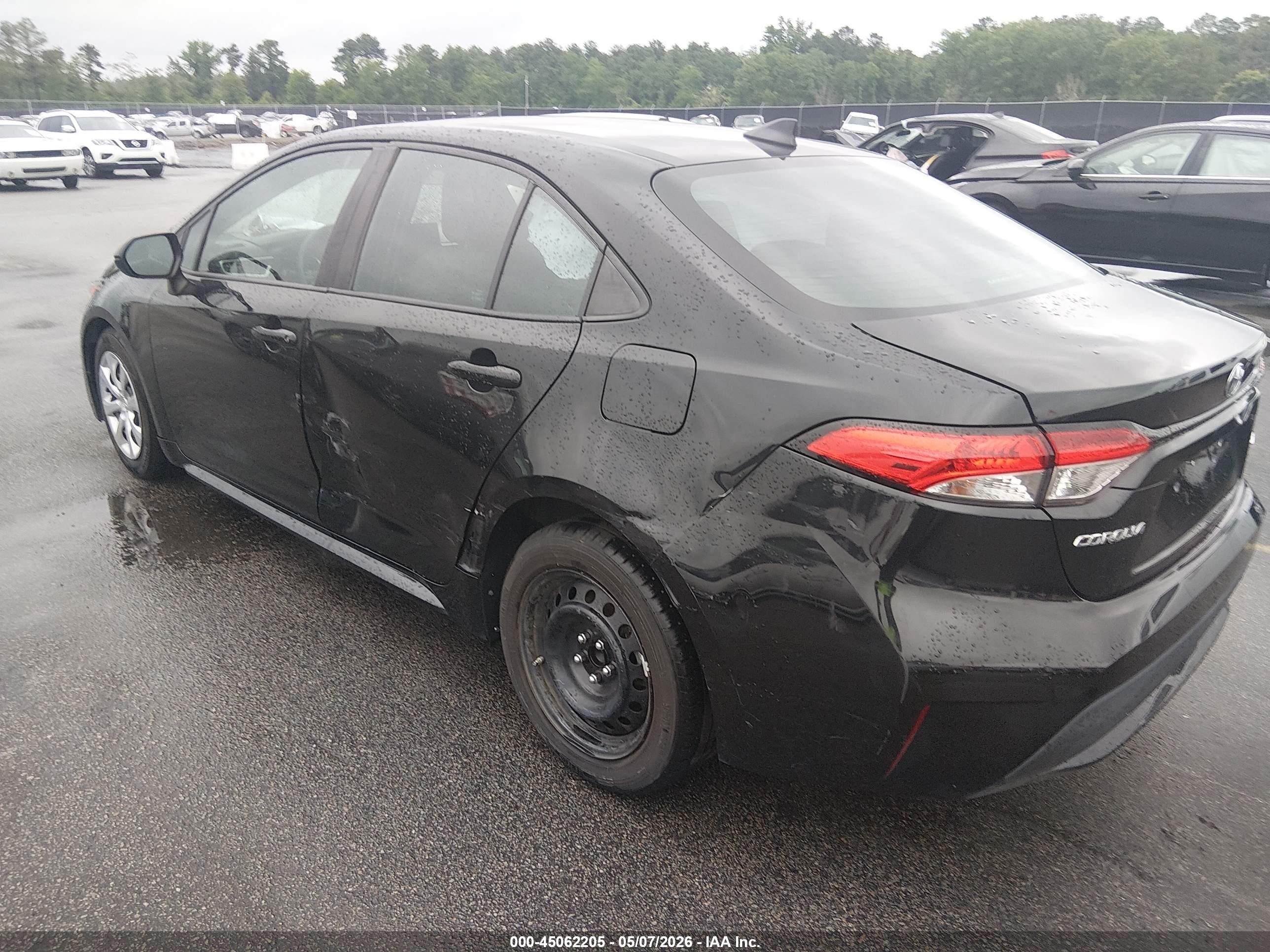 2021 Toyota Corolla Le Black vin: 5YFEPMAE5MP230437