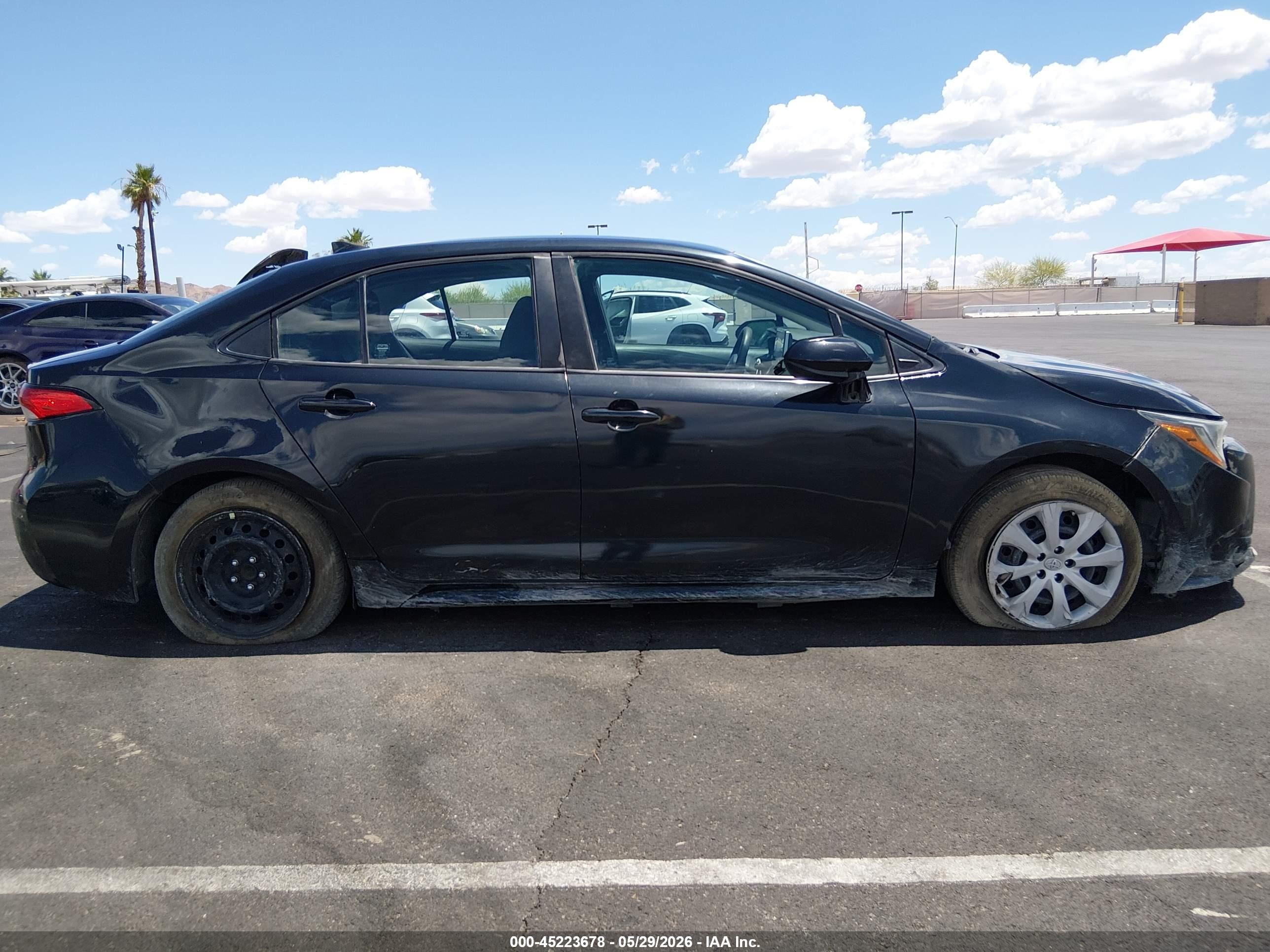 2021 Toyota Corolla Le Black vin: 5YFEPMAE5MP237808
