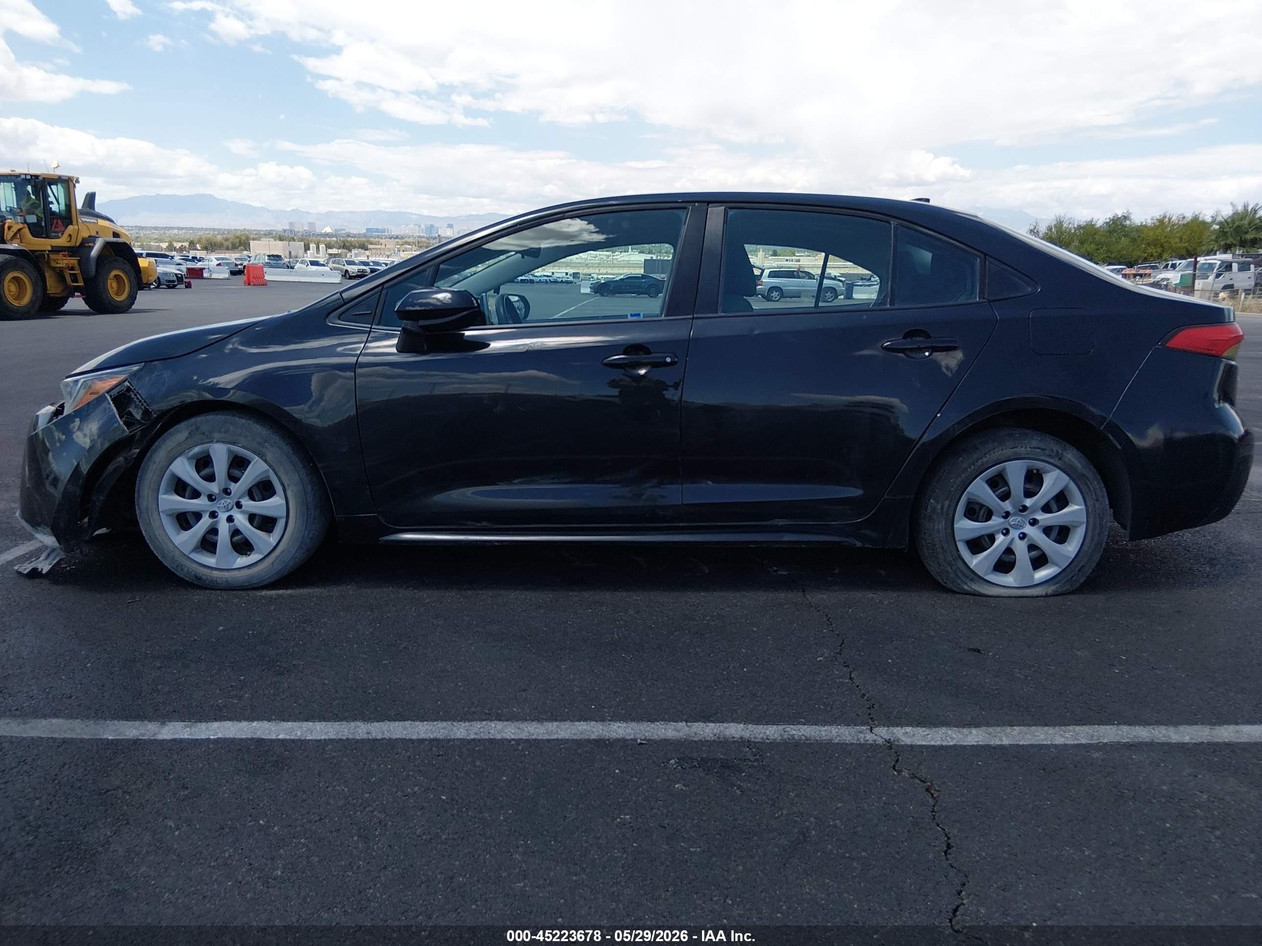2021 Toyota Corolla Le Black vin: 5YFEPMAE5MP237808