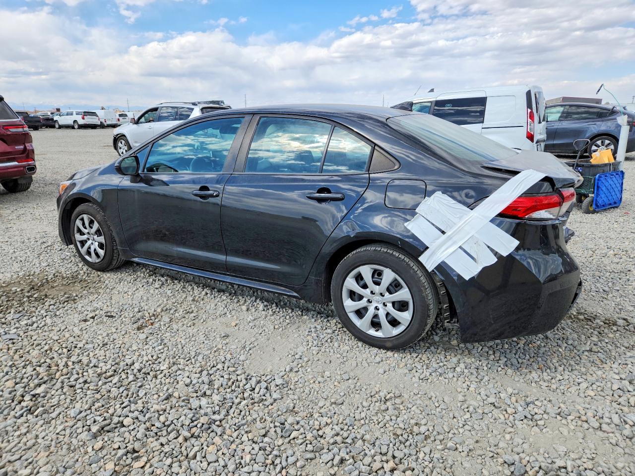 2021 Toyota Corolla Le Black vin: 5YFEPMAE6MP177098