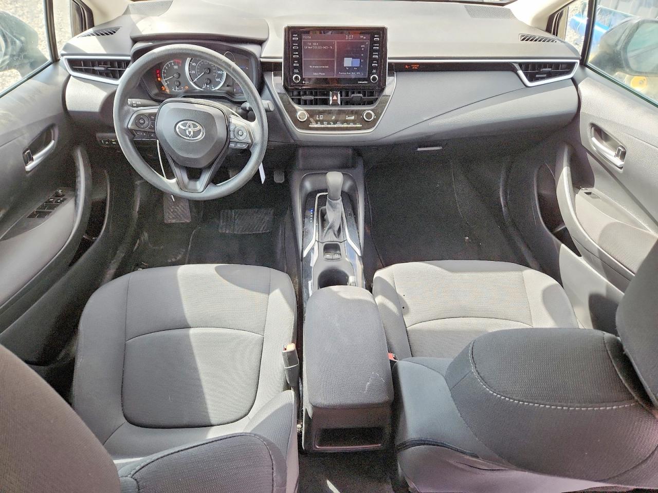 2021 Toyota Corolla Le Black vin: 5YFEPMAE6MP177098