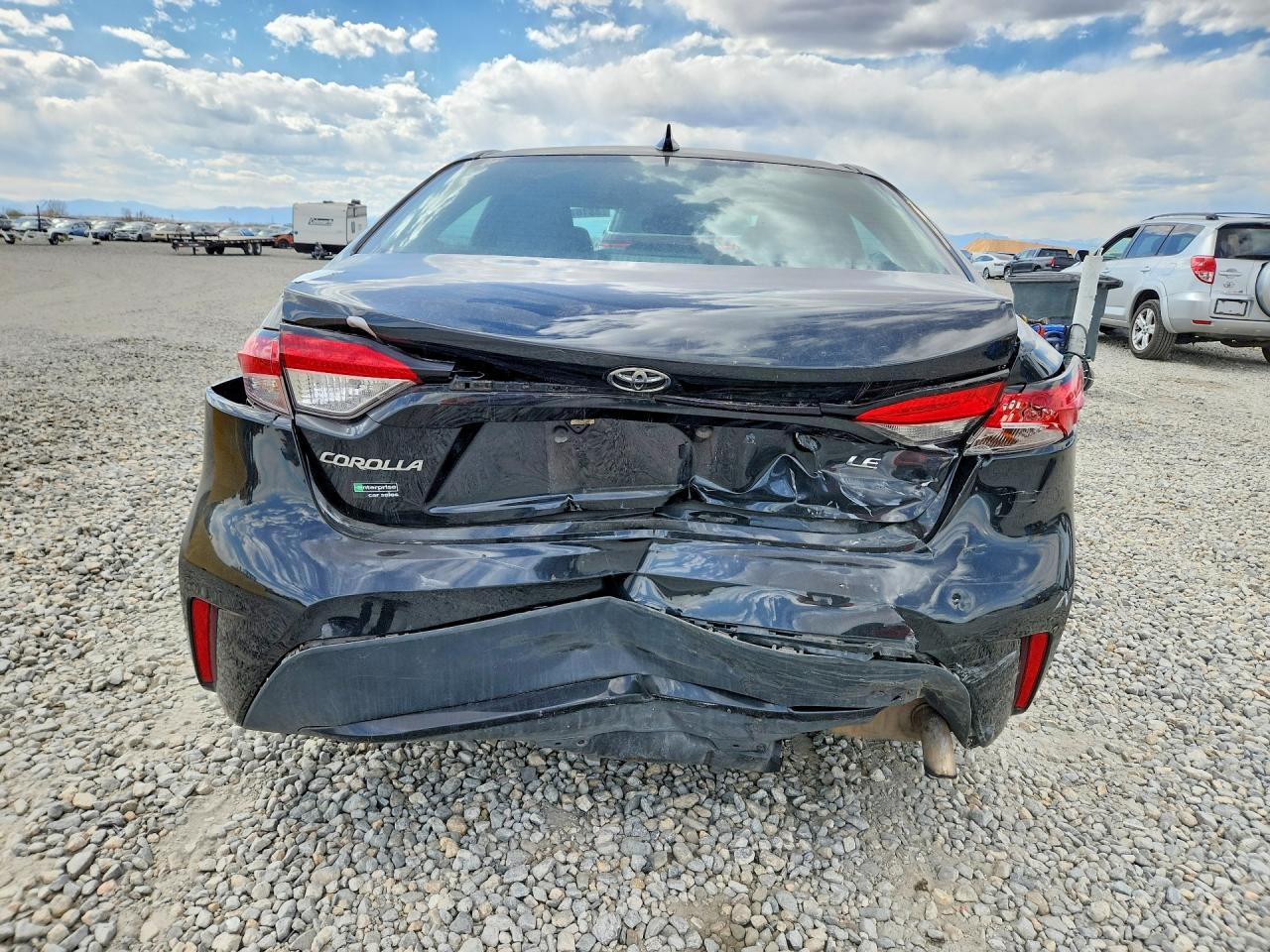 2021 Toyota Corolla Le Black vin: 5YFEPMAE6MP177098