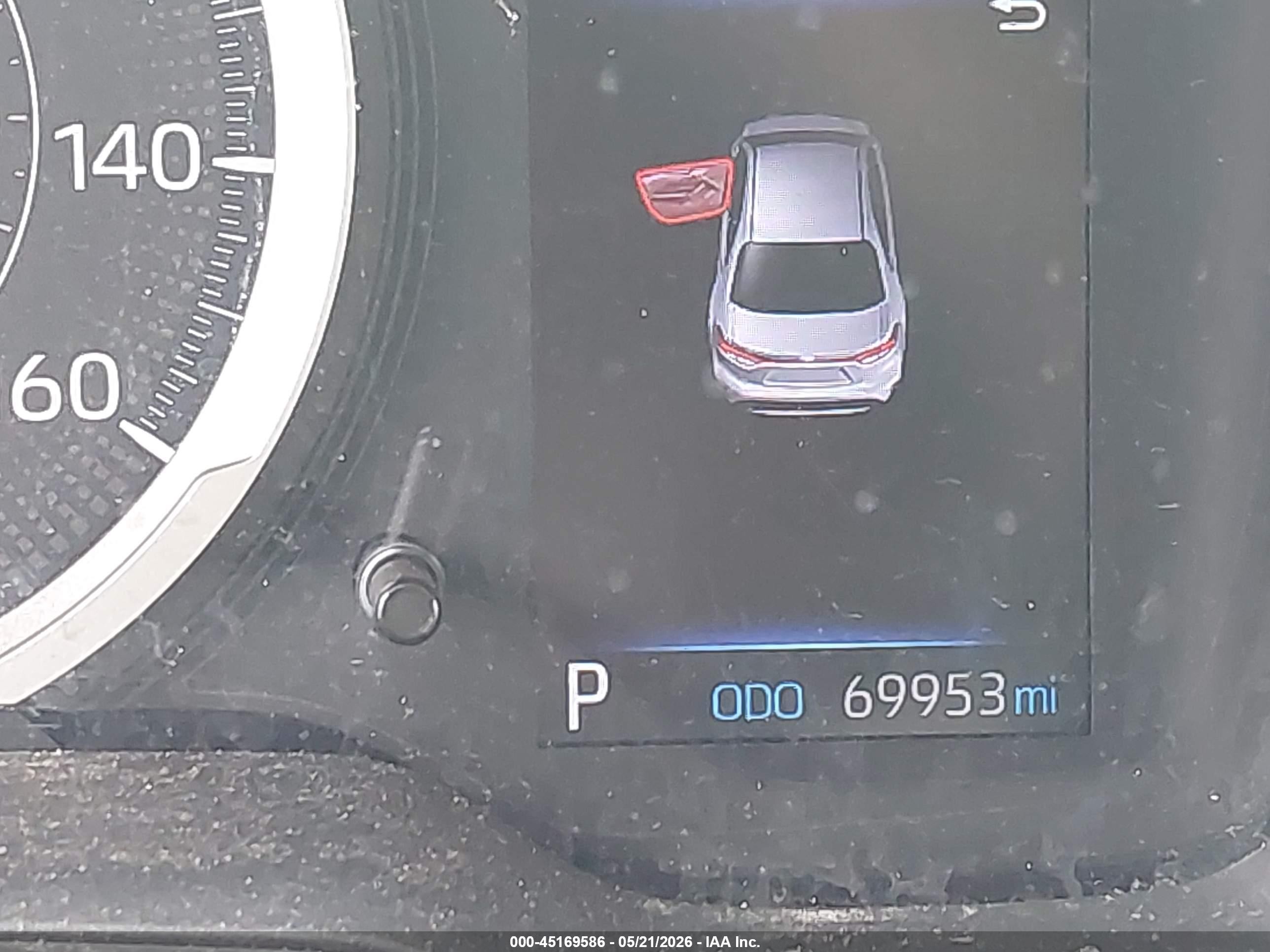 2021 Toyota Corolla Le Blue vin: 5YFEPMAE6MP213954