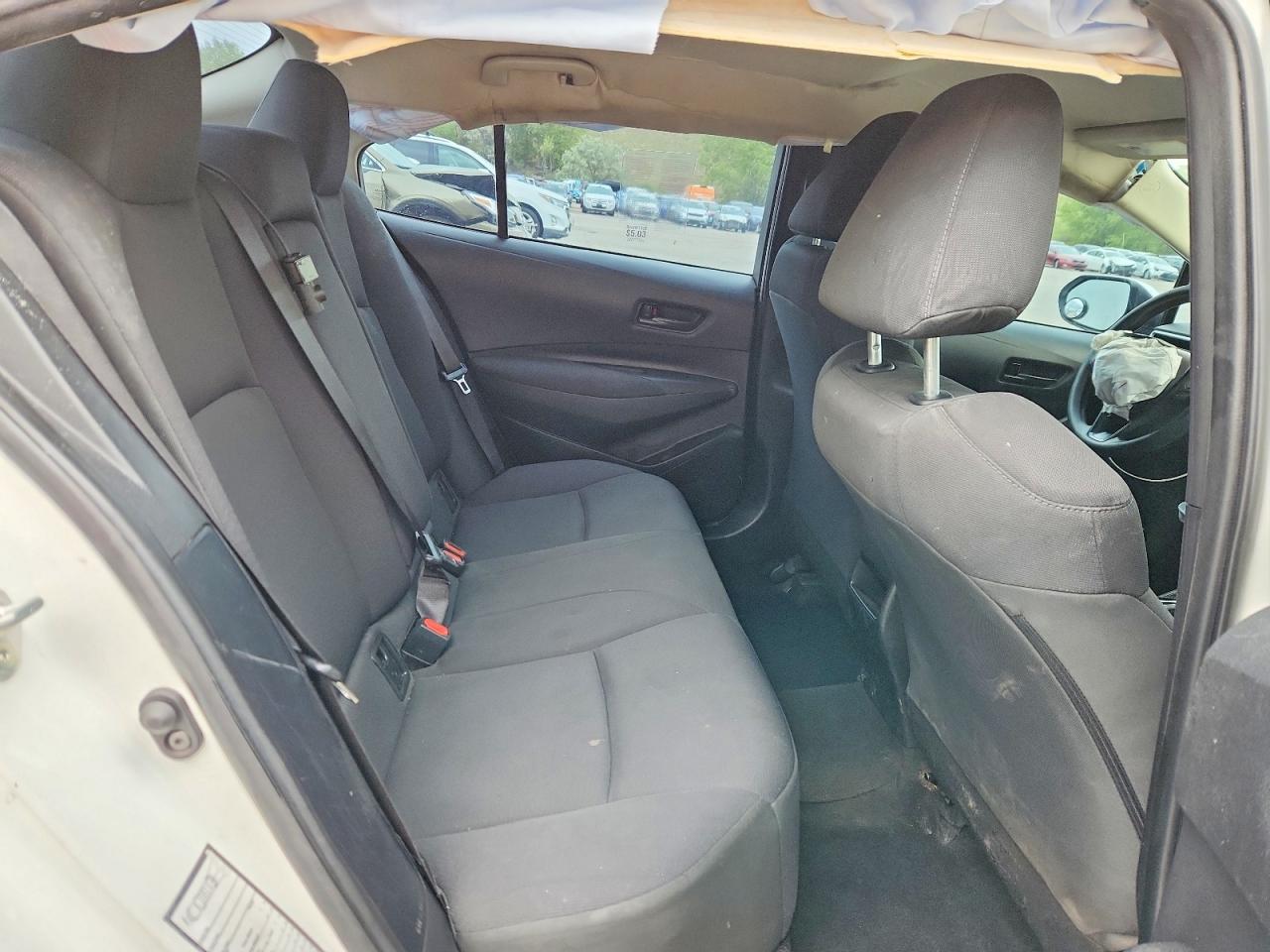 2022 Toyota Corolla Le White vin: 5YFEPMAE6NP273475