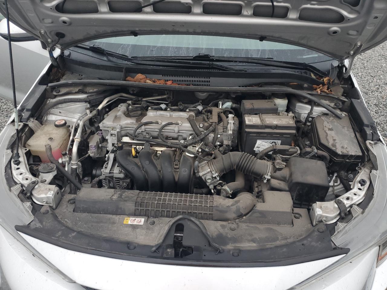 2021 Toyota Corolla Le Silver vin: 5YFEPMAE7MP166840