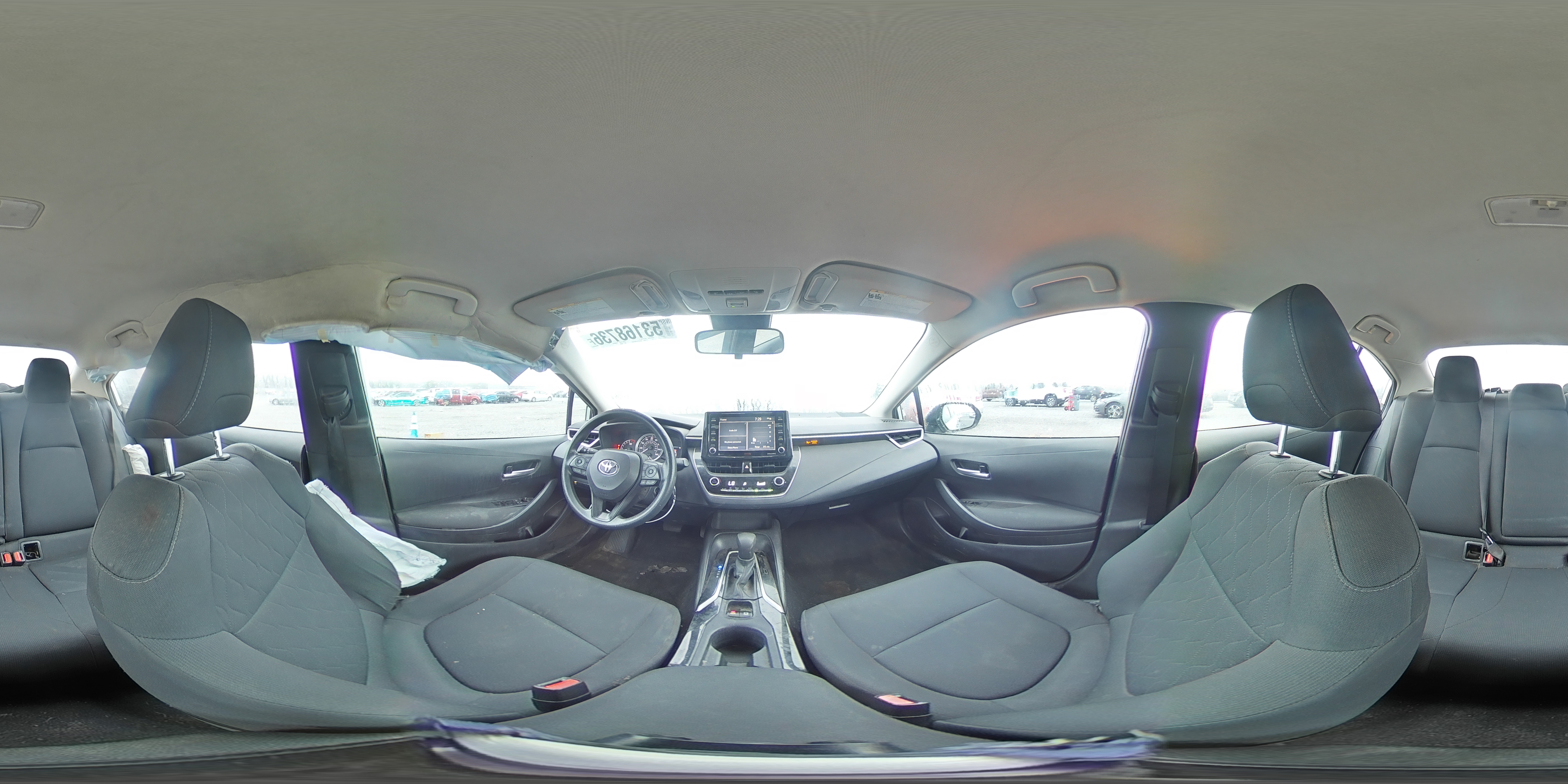 2021 Toyota Corolla Le Silver vin: 5YFEPMAE7MP166840