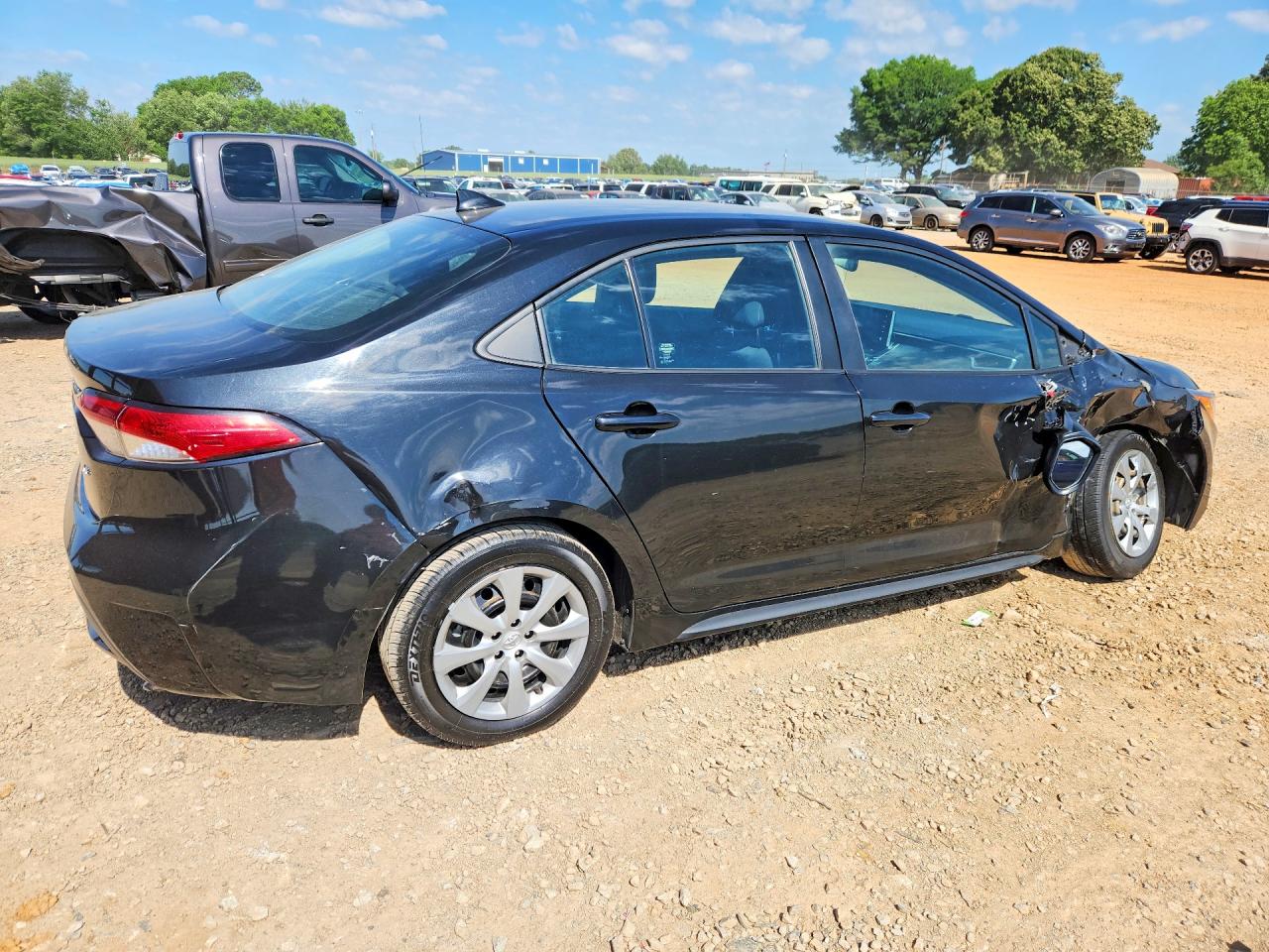 2021 Toyota Corolla Le Black vin: 5YFEPMAE7MP231136