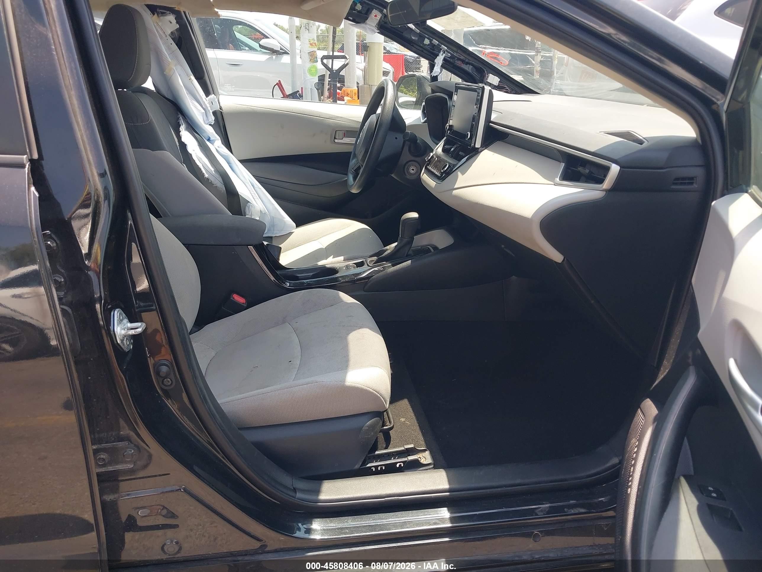 2021 Toyota Corolla Le Black vin: 5YFEPMAE8MP195800
